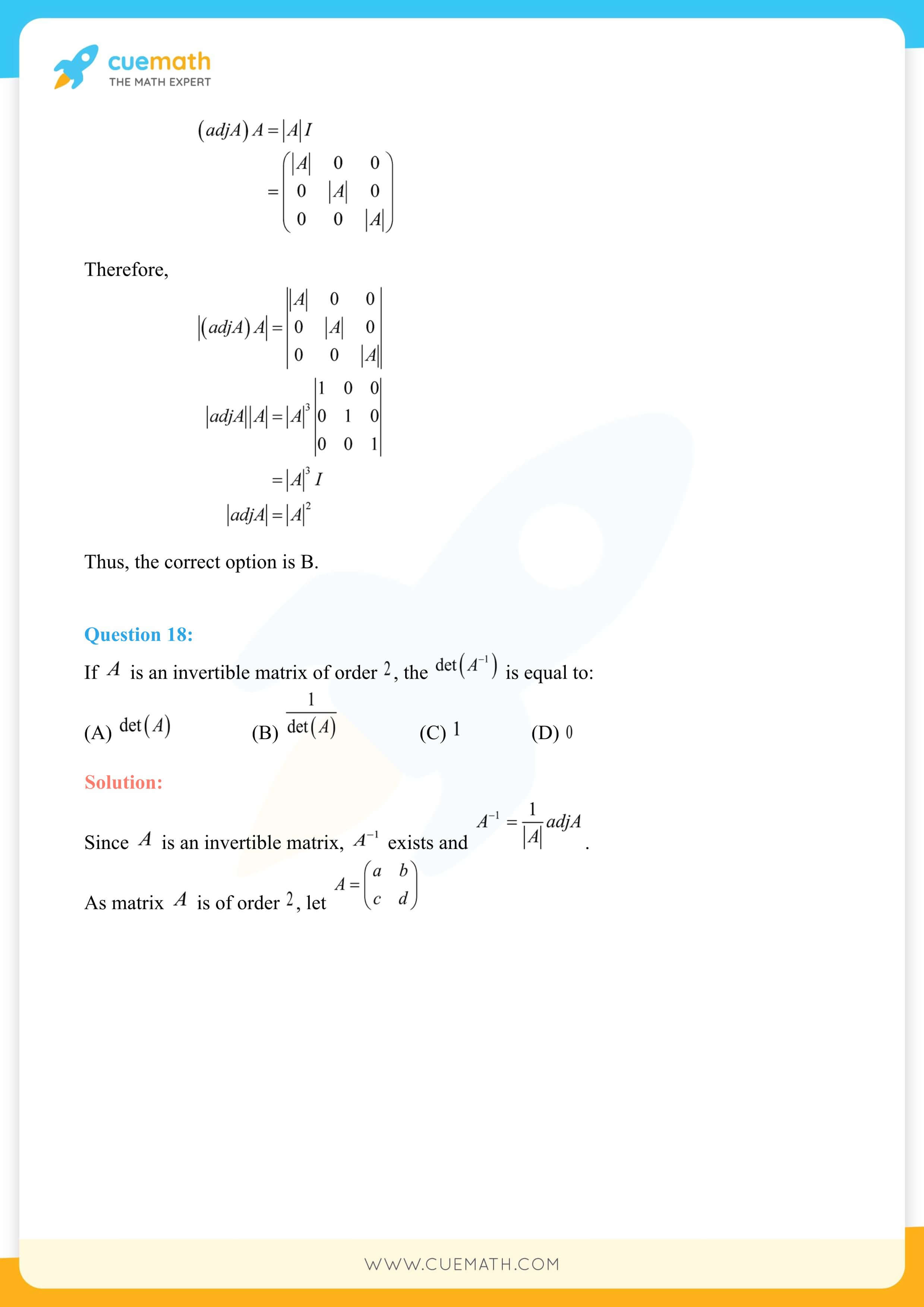 NCERT Solutions Class 12 Maths Chapter 4 56