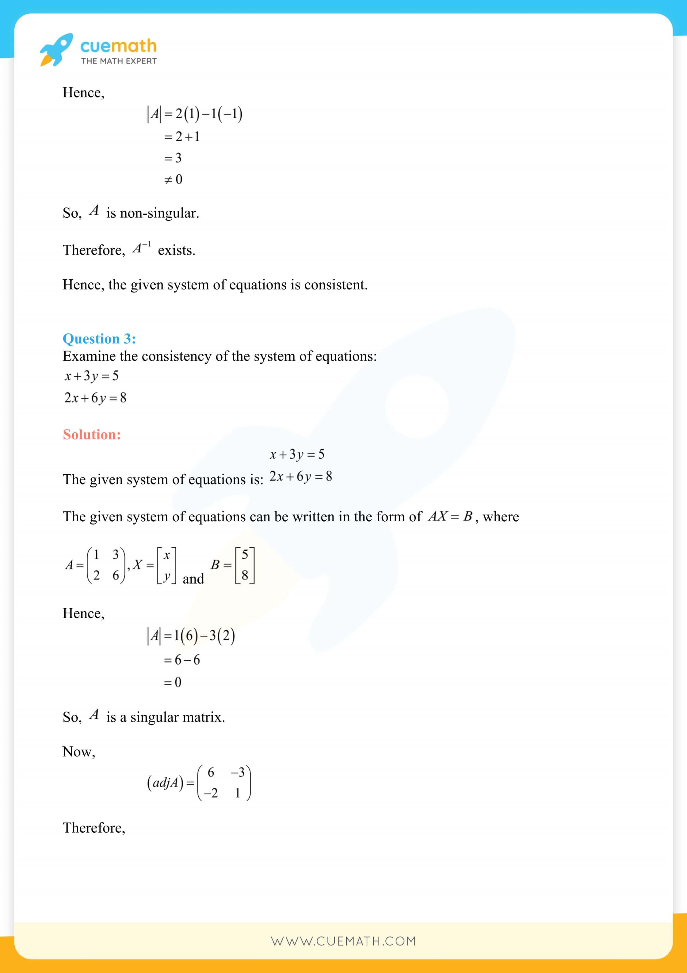 NCERT Solutions Class 12 Maths Chapter 4 Exercise 4.6 59