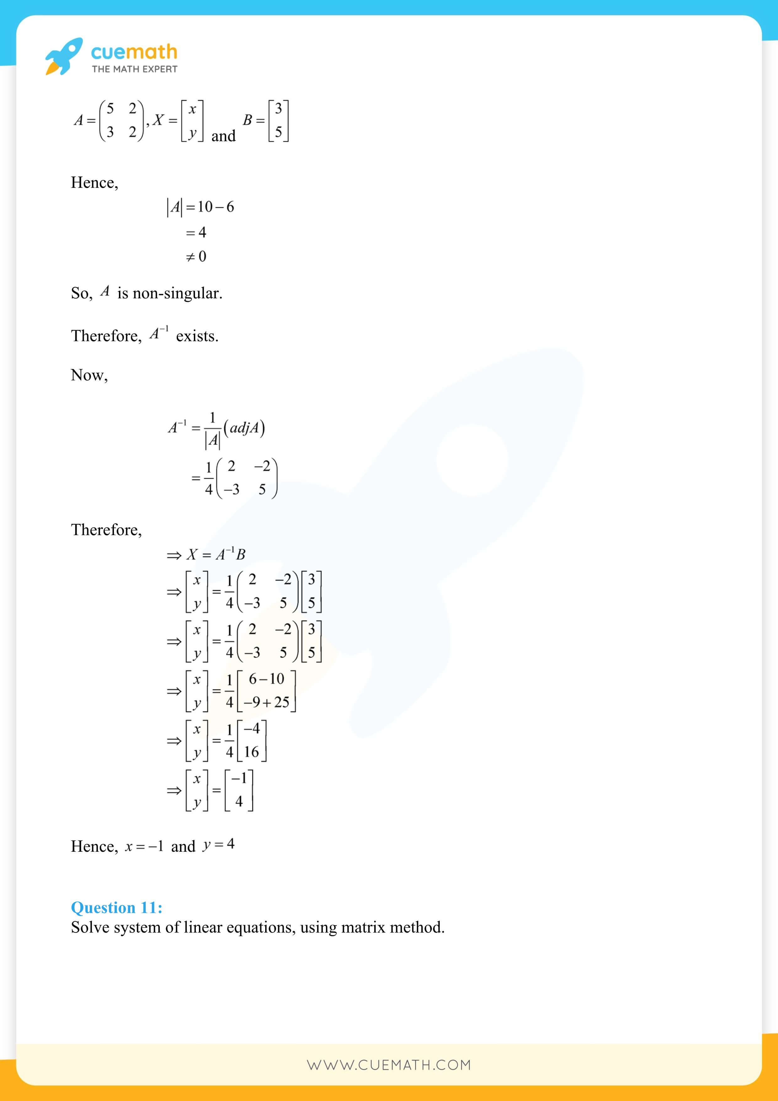 NCERT Solutions Class 12 Maths Chapter 4 Exercise 4.6 67