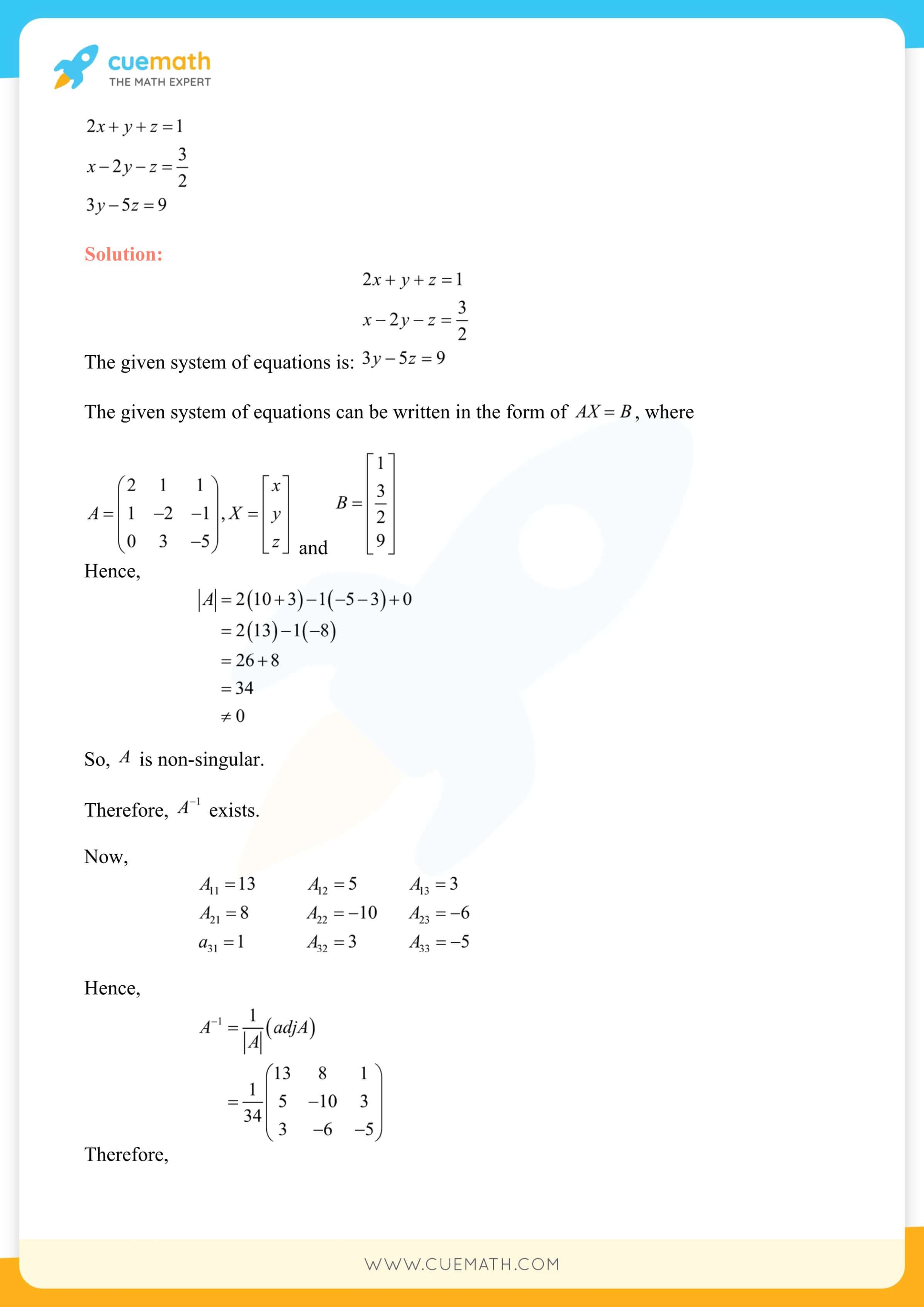 NCERT Solutions Class 12 Maths Chapter 4 Exercise 4.6 68