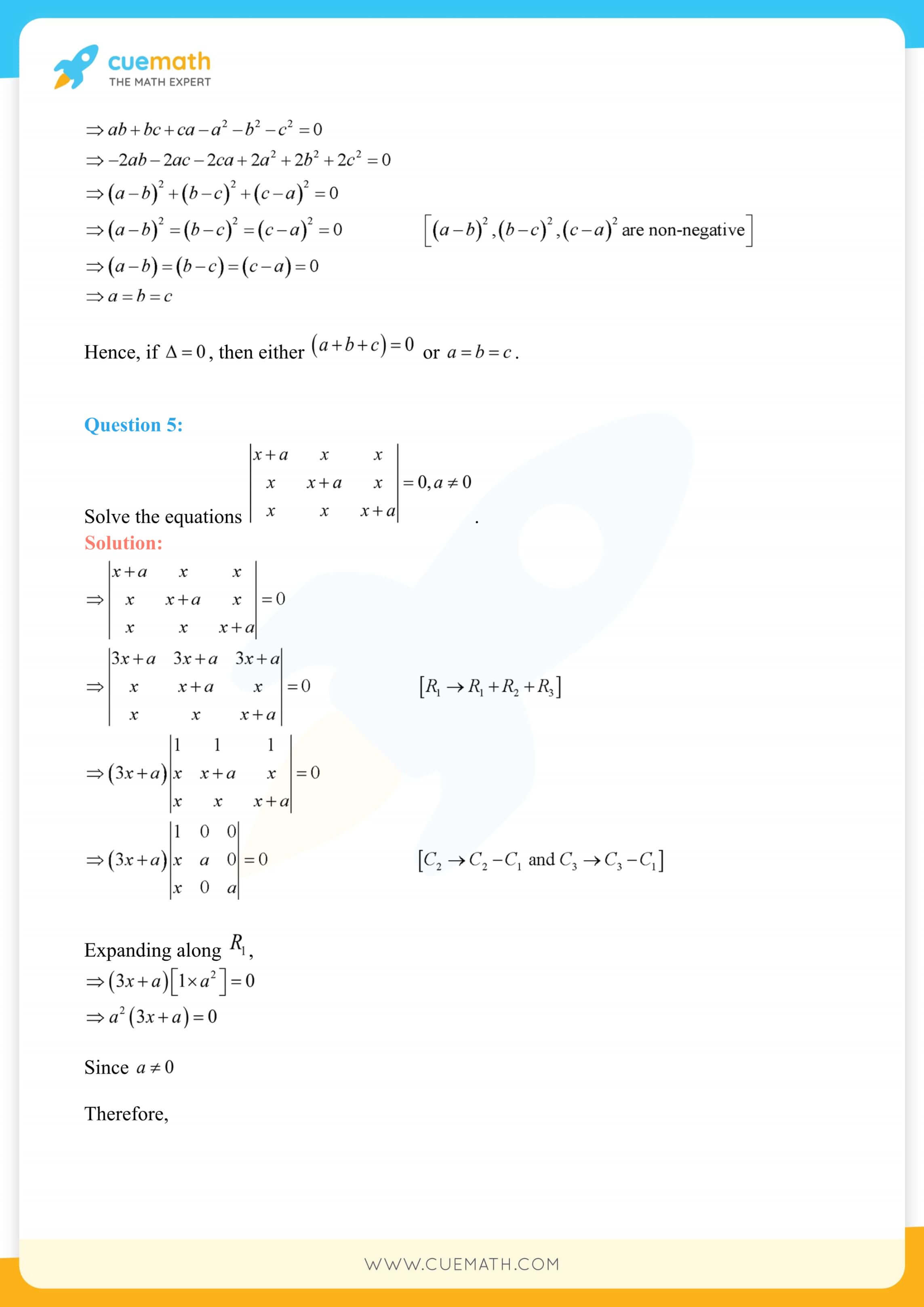NCERT Solutions Class 12 Maths Chapter 4 Miscellaneous Exercise 82