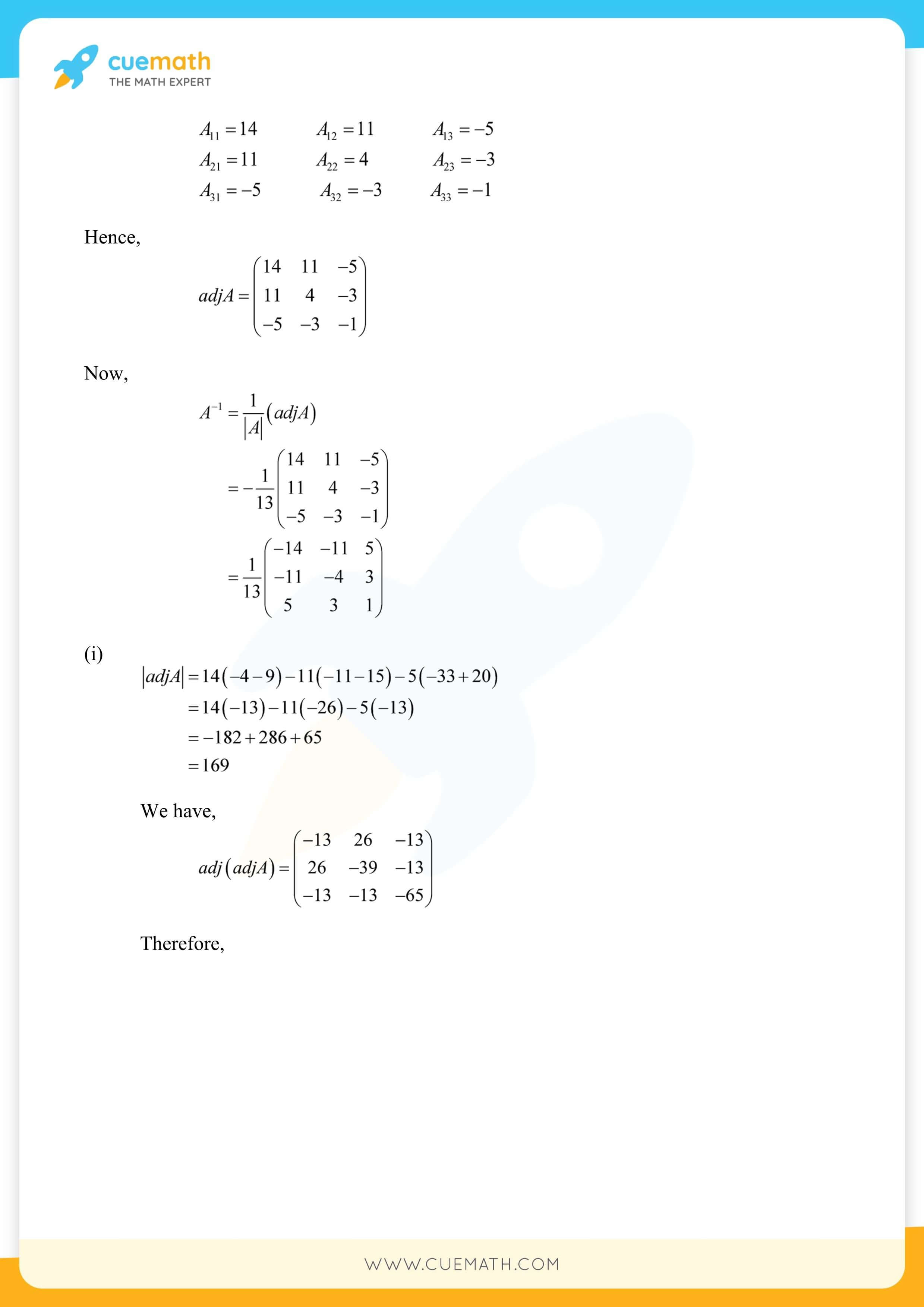 NCERT Solutions Class 12 Maths Chapter 4 86