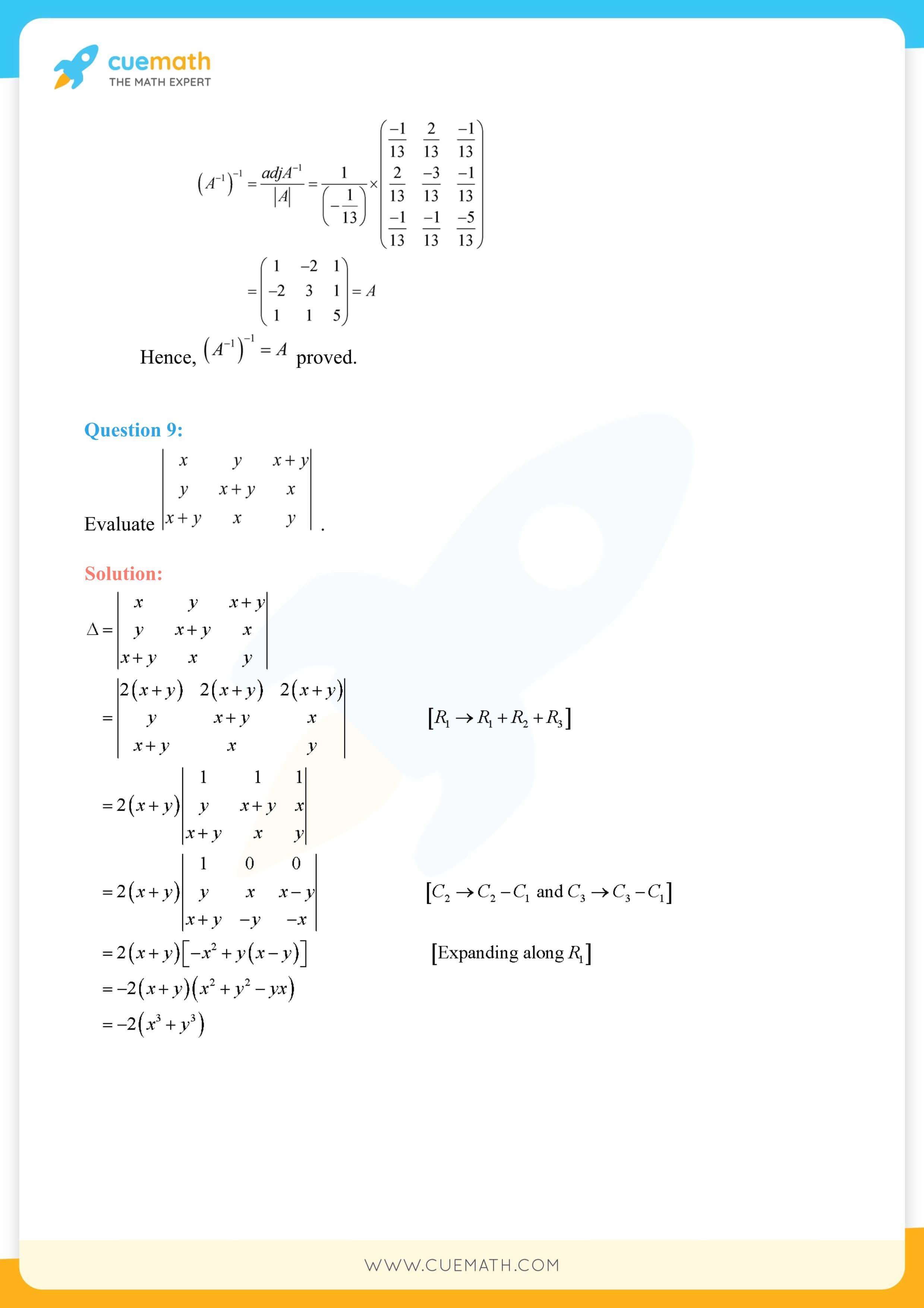 NCERT Solutions Class 12 Maths Chapter 4 Miscellaneous Exercise 89