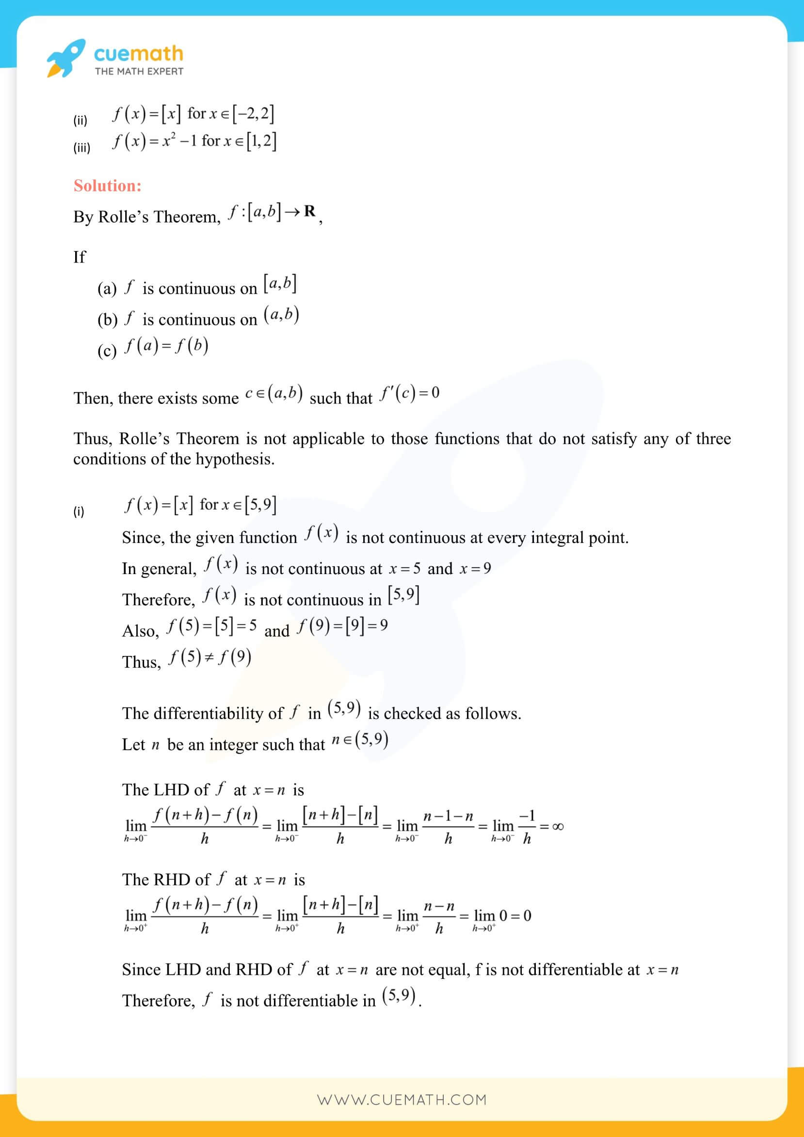 NCERT Solutions Class 12 Maths Chapter 5 109