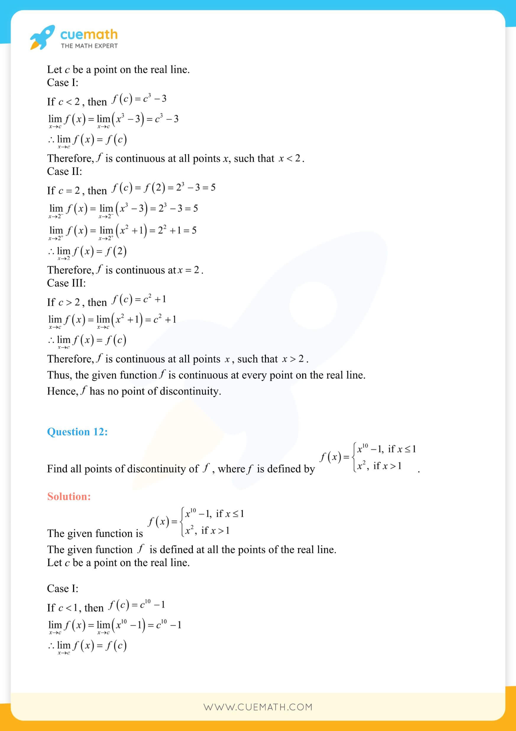 NCERT Solutions Class 12 Maths Chapter 5 11