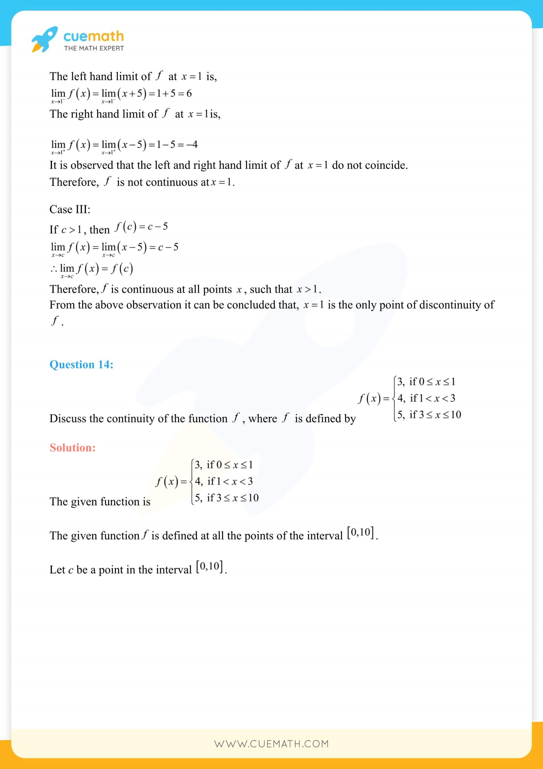 NCERT Solutions Class 12 Maths Chapter 5 13