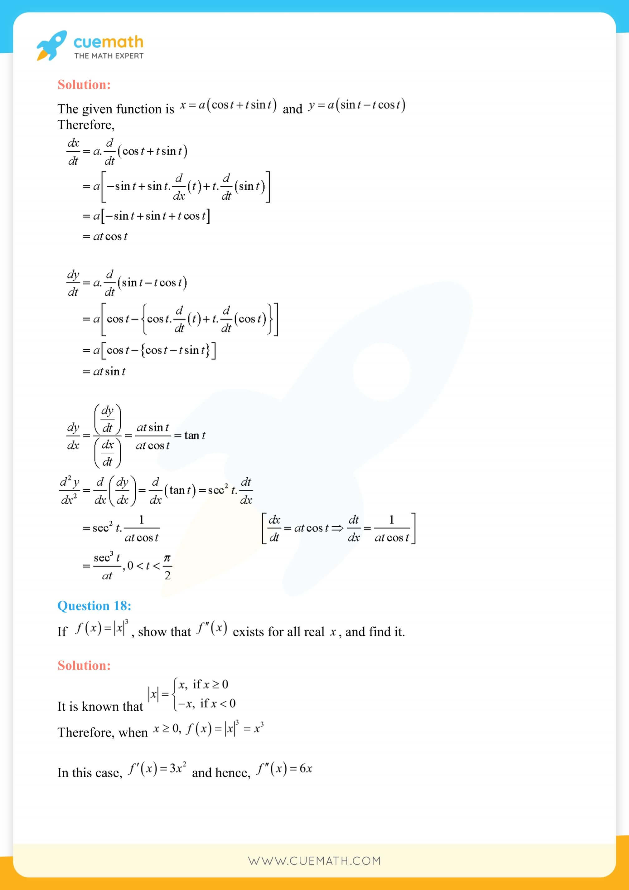 NCERT Solutions Class 12 Maths Chapter 5 Miscellaneous Exercise 130