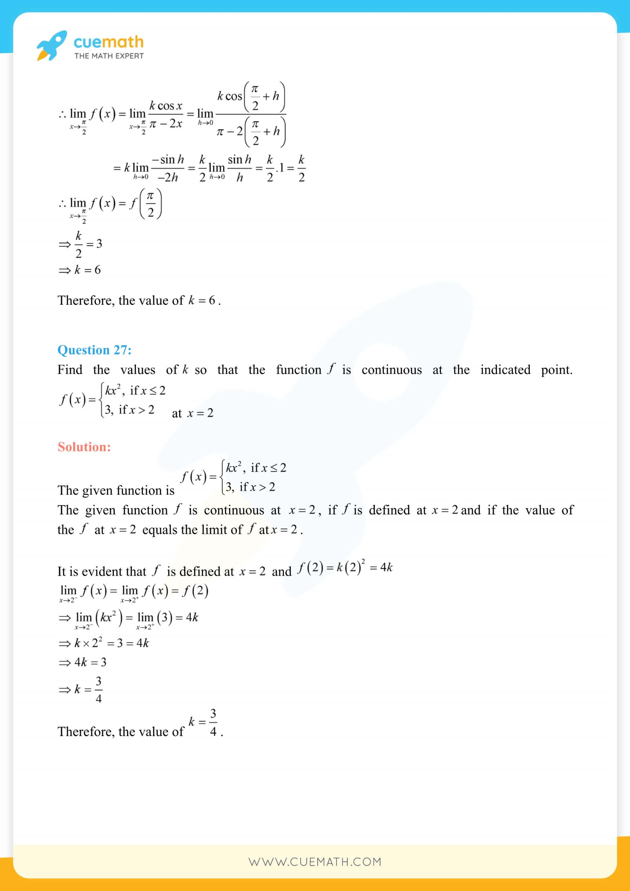 NCERT Solutions Class 12 Maths Chapter 5 Ex 5.1 28