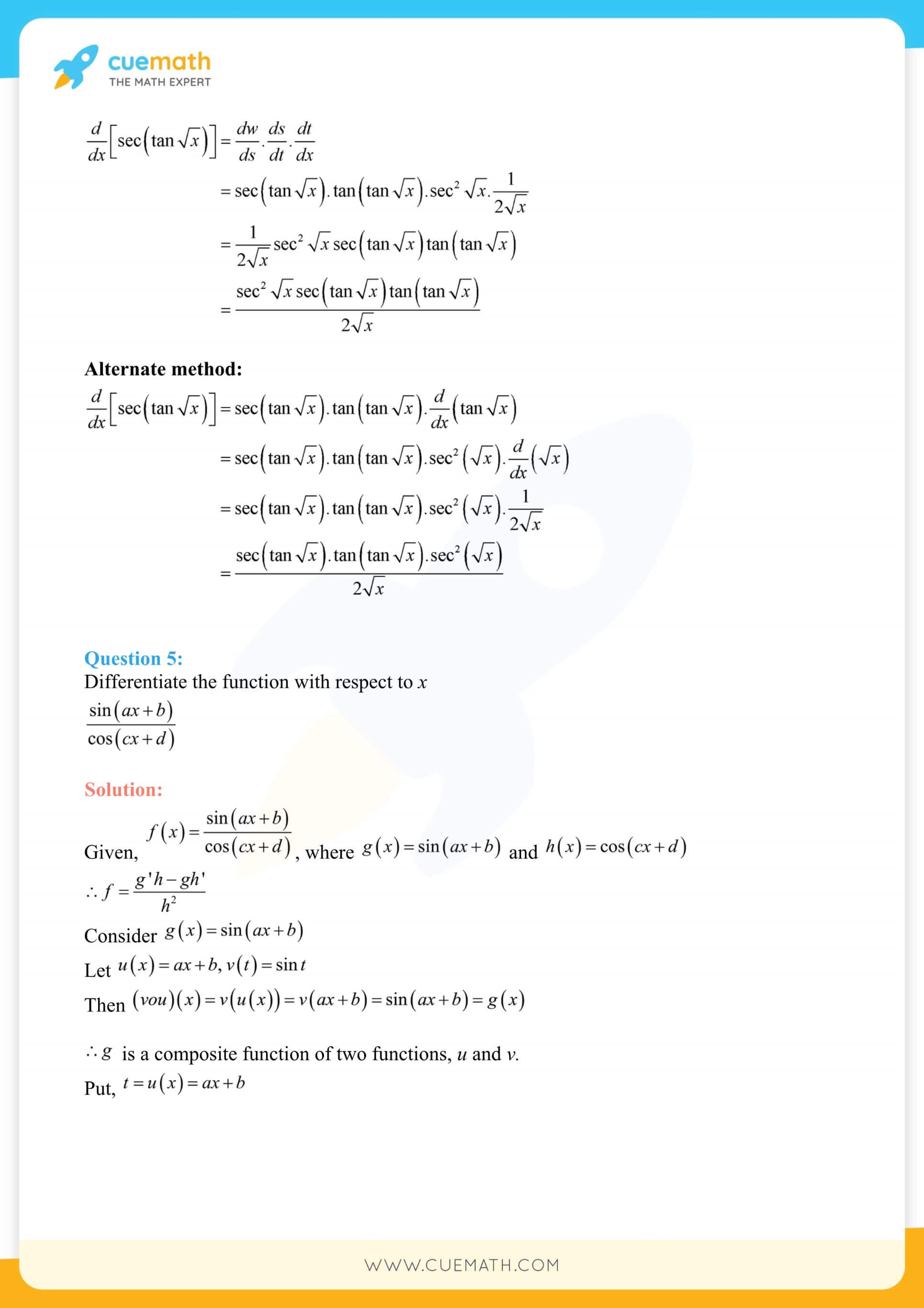 NCERT Solutions Class 12 Maths Chapter 5 Ex 5.2 41