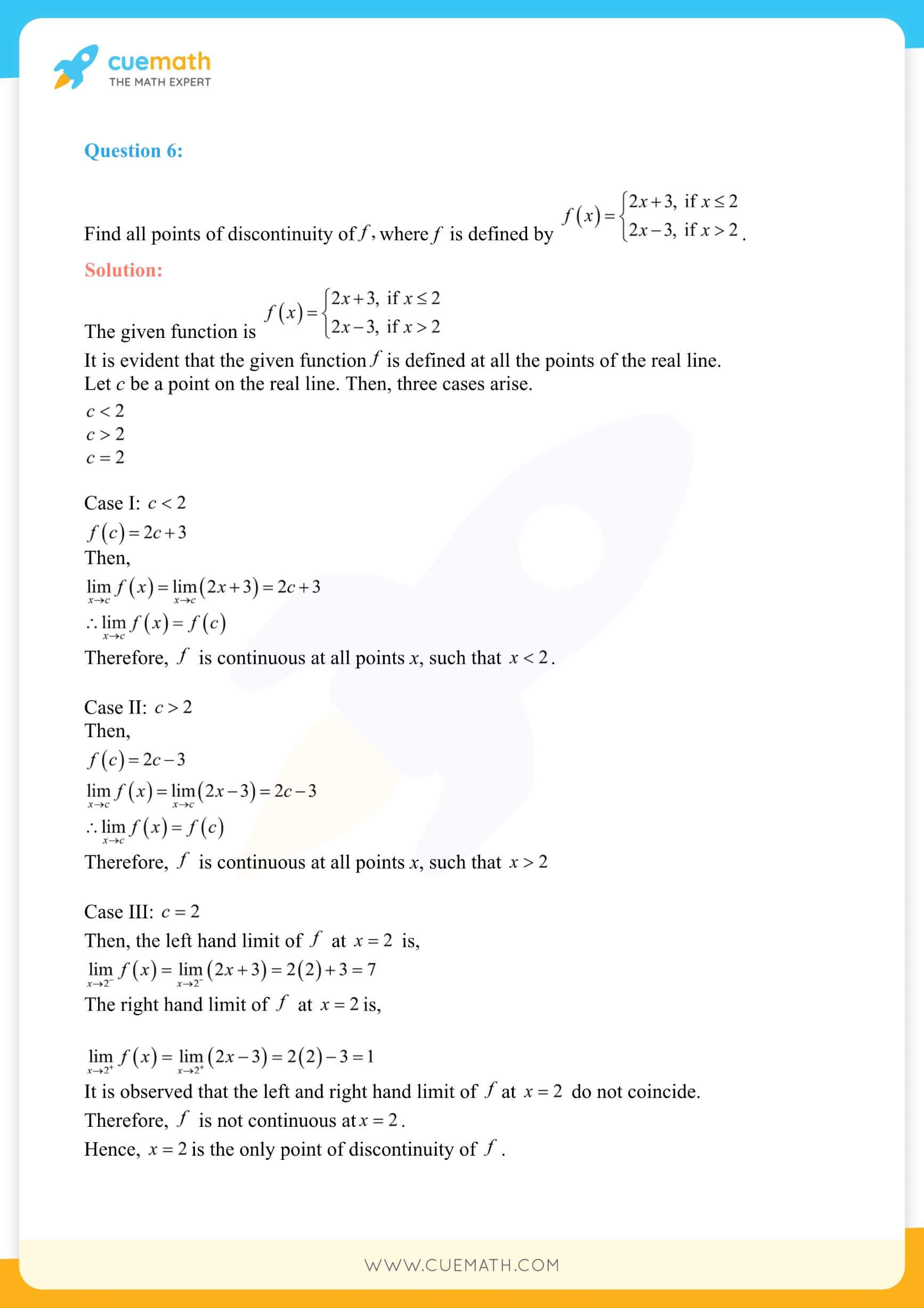 NCERT Solutions Class 12 Maths Chapter 5 Ex 5.1 5