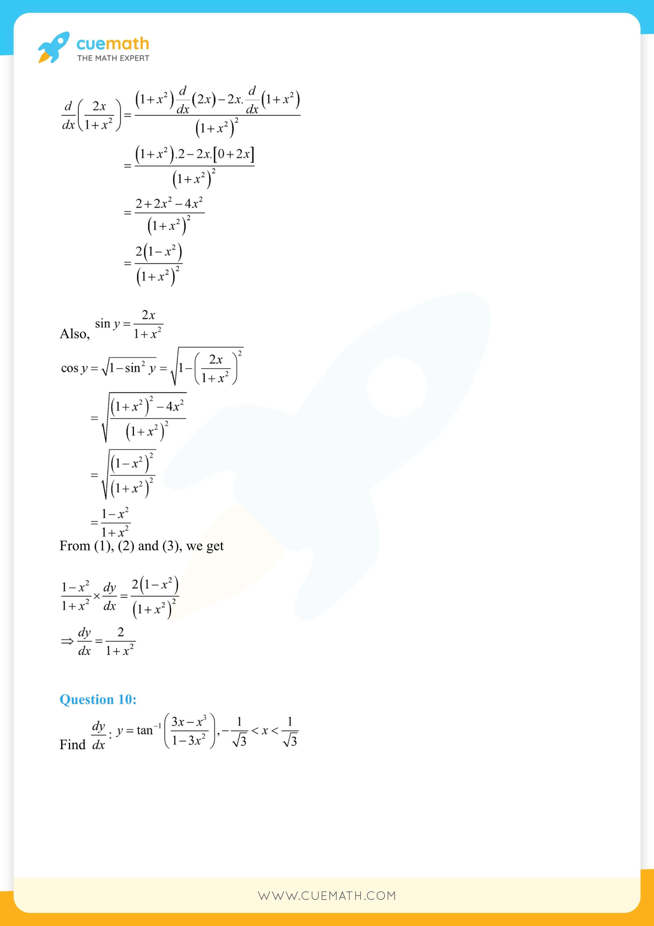 NCERT Solutions Class 12 Maths Chapter 5 Ex 5.3 53