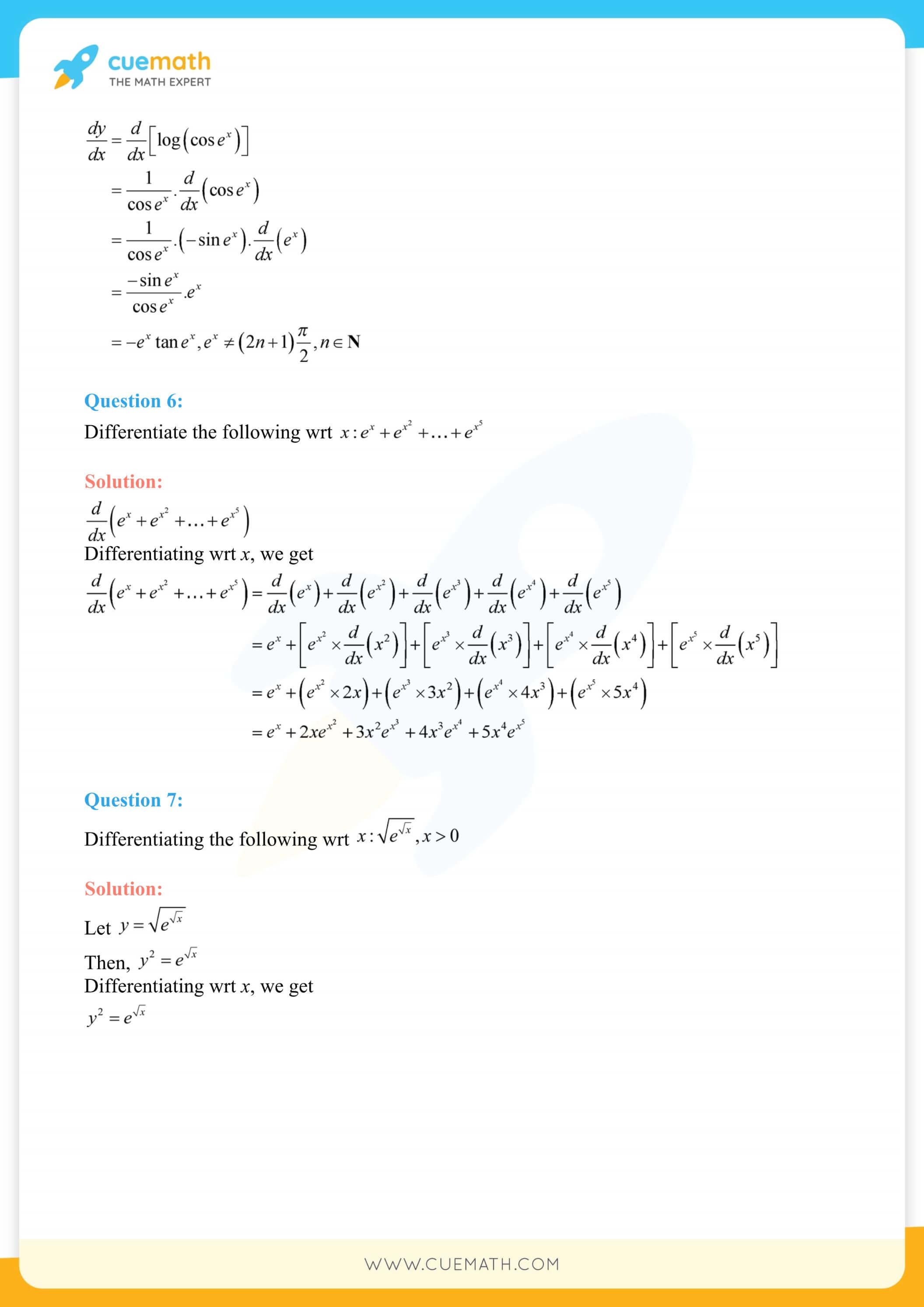 NCERT Solutions Class 12 Maths Chapter 5 62