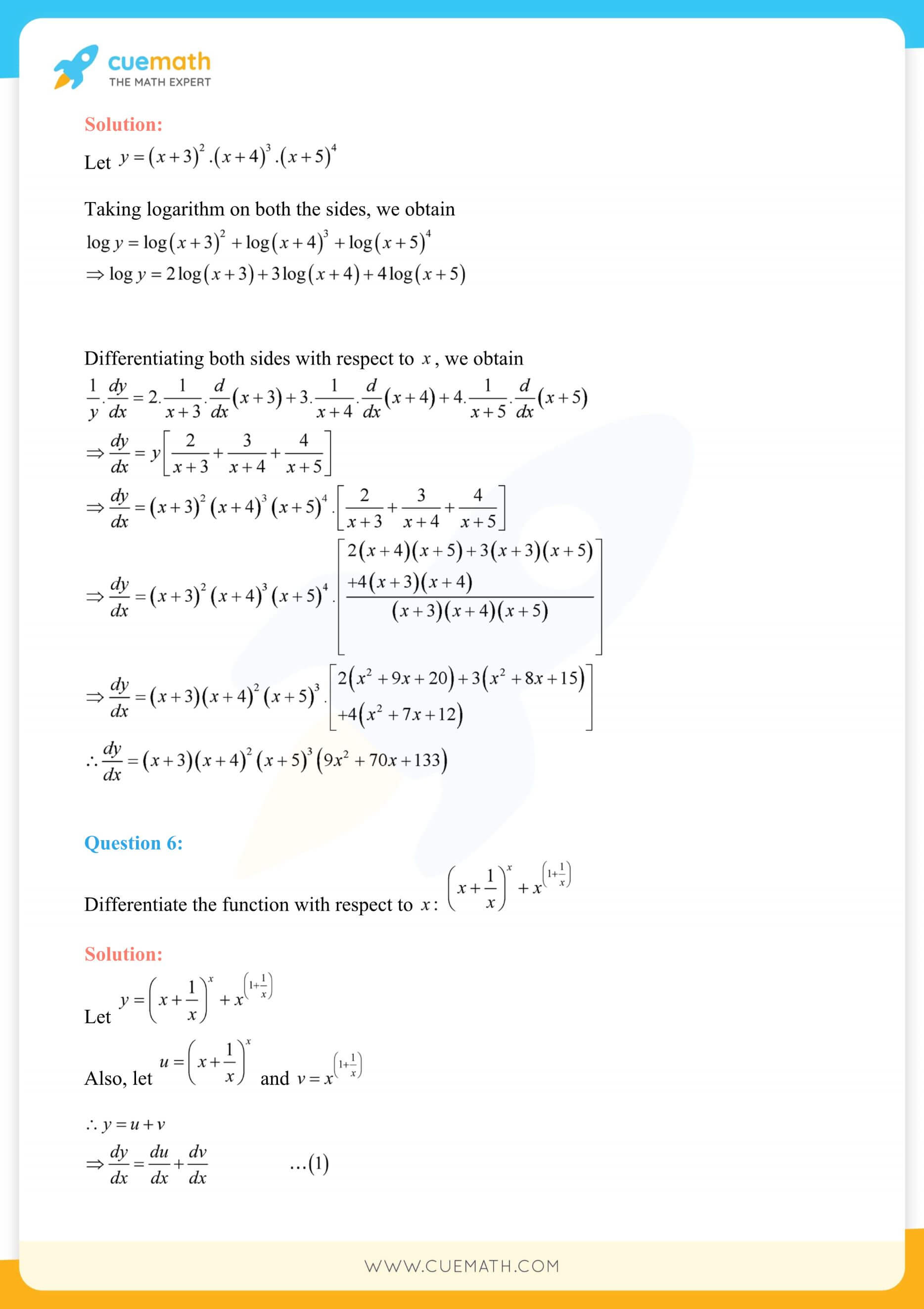 NCERT Solutions Class 12 Maths Chapter 5 Ex 5.5 68