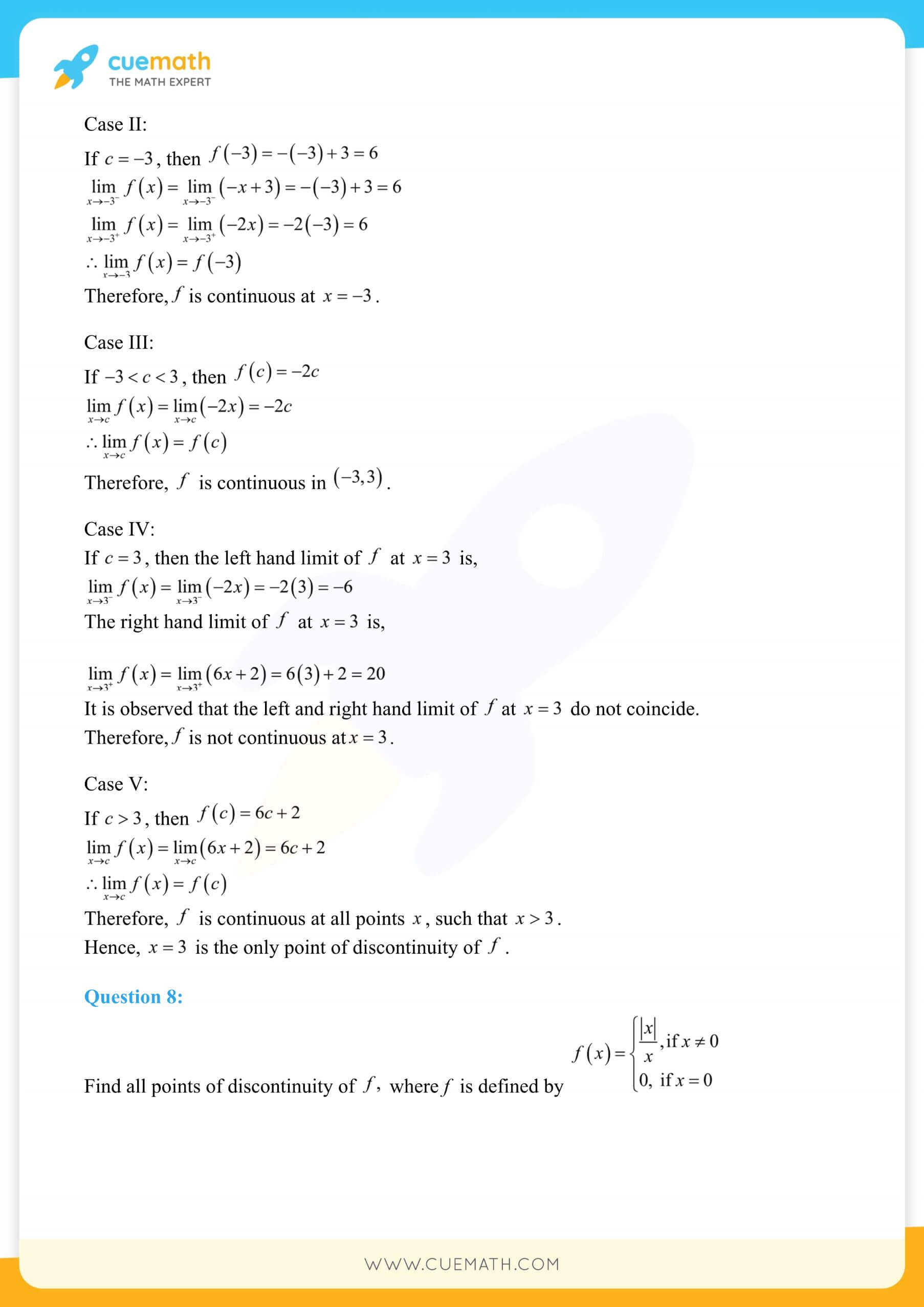 NCERT Solutions Class 12 Maths Chapter 5 Ex 5.1 7