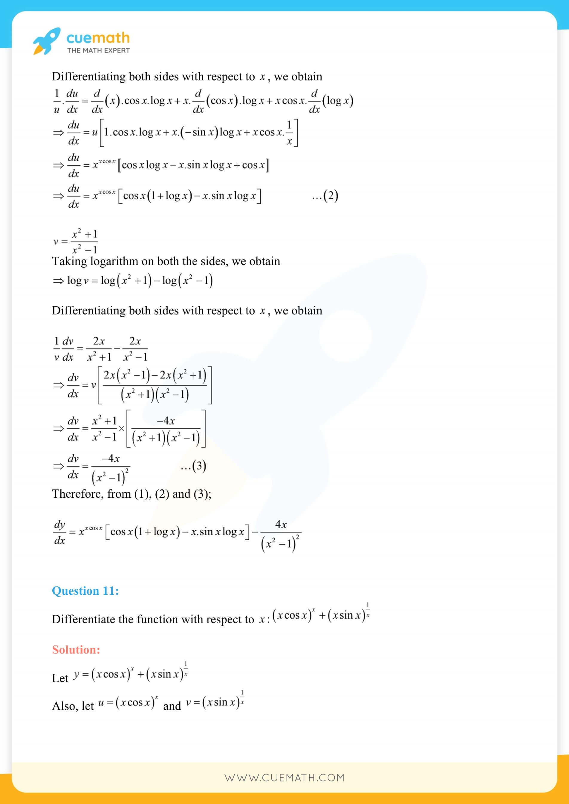 NCERT Solutions Class 12 Maths Chapter 5 Ex 5.5 75