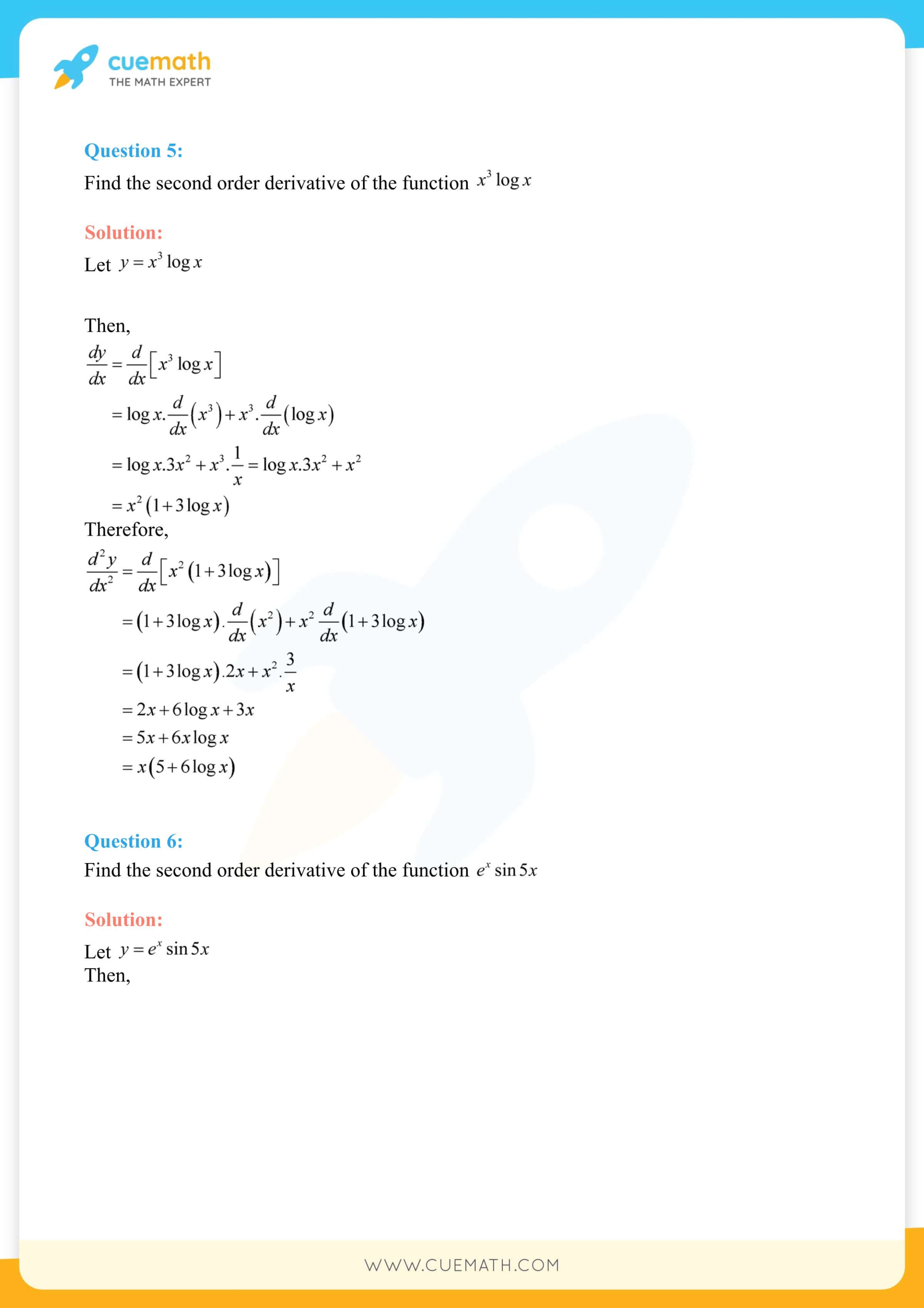 NCERT Solutions Class 12 Maths Chapter 5 Ex 5.7 97