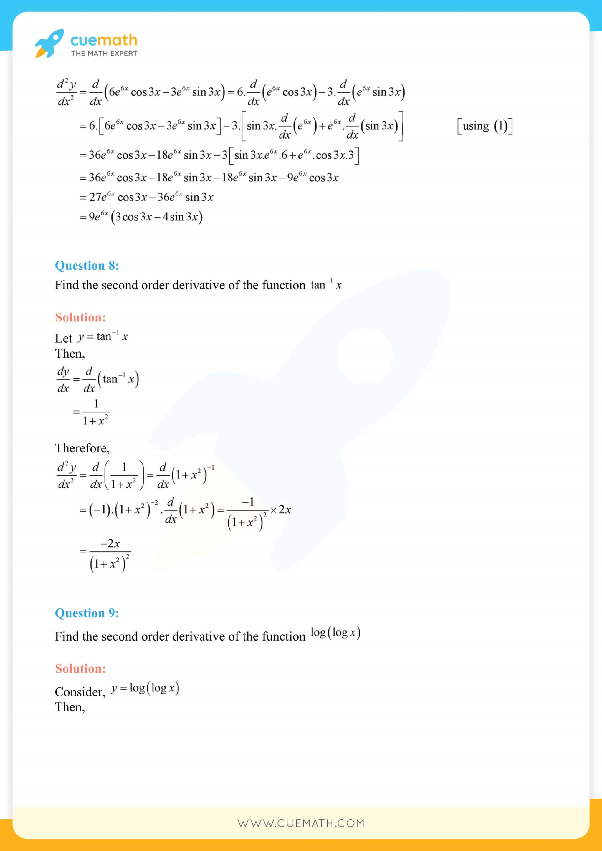 NCERT Solutions Class 12 Maths Chapter 5 Ex 5.7 99