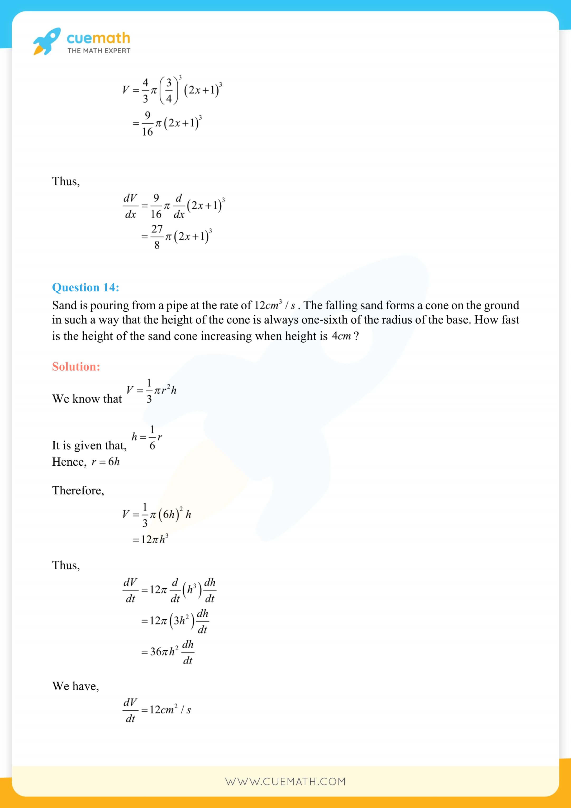 NCERT Solutions Class 12 Maths Chapter 6 Exercise 6.1 11