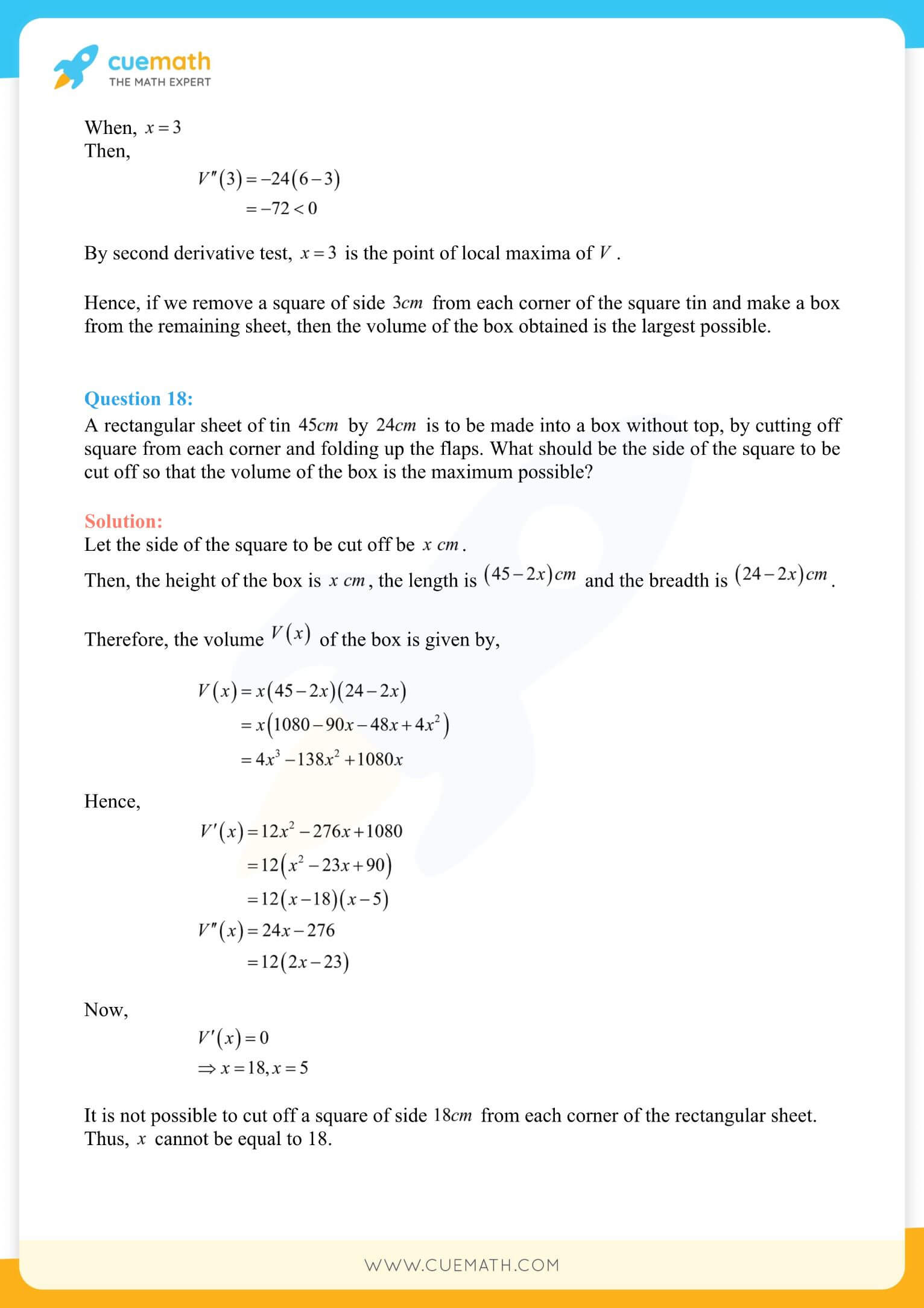 NCERT Solutions Class 12 Maths Chapter 6 Exercise 6.5 110