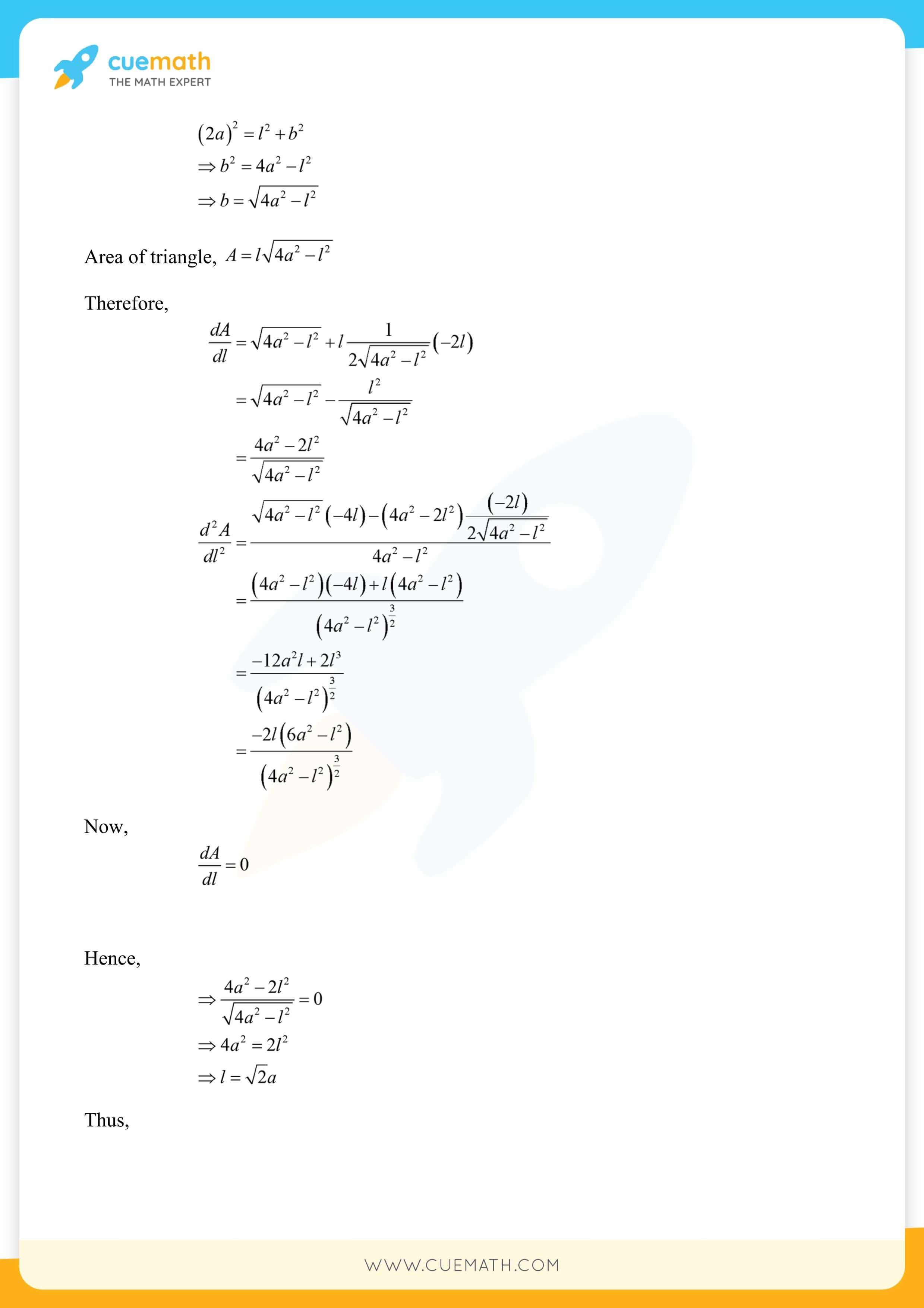 NCERT Solutions Class 12 Maths Chapter 6 Exercise 6.5 112