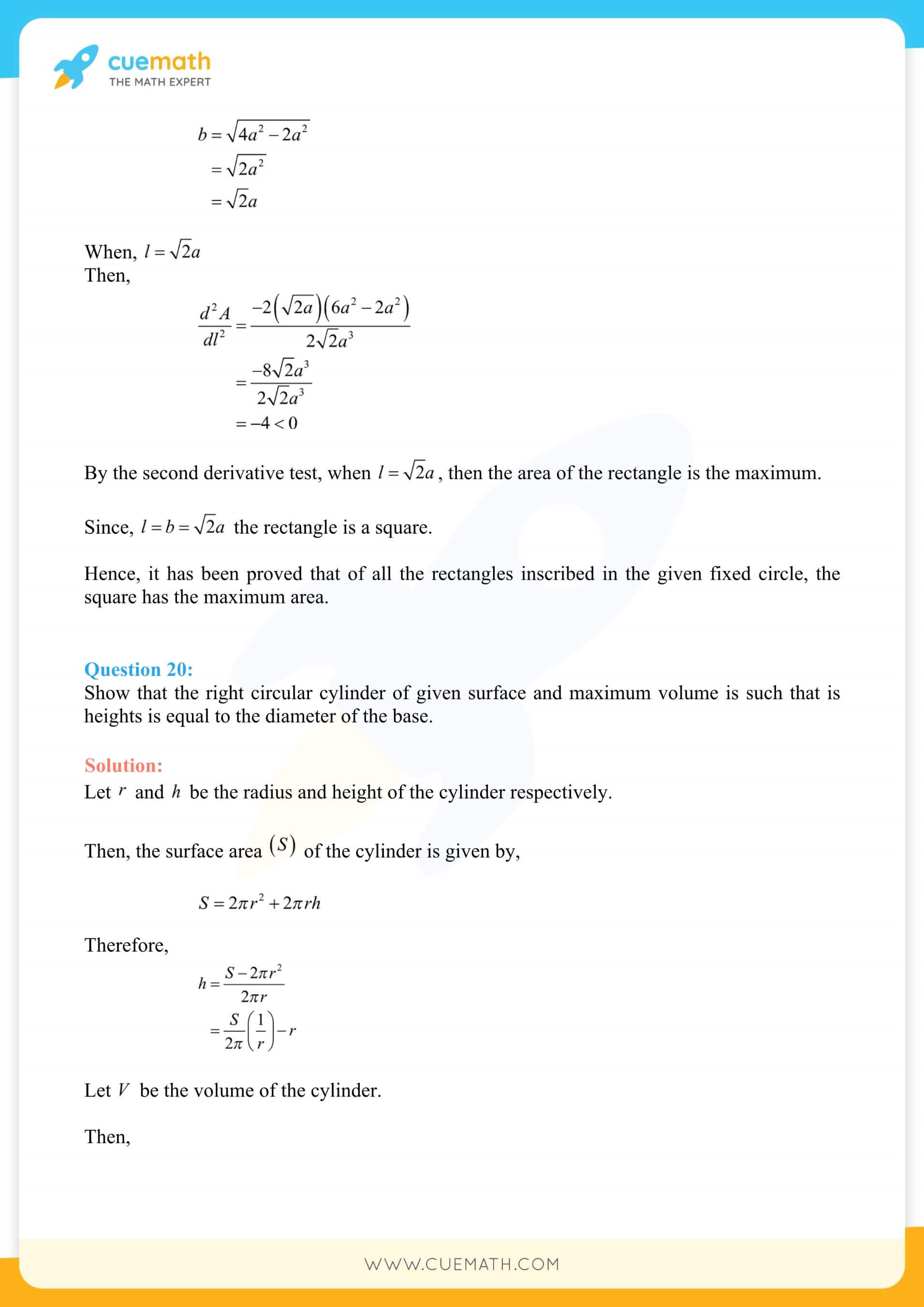 NCERT Solutions Class 12 Maths Chapter 6 Exercise 6.5 113