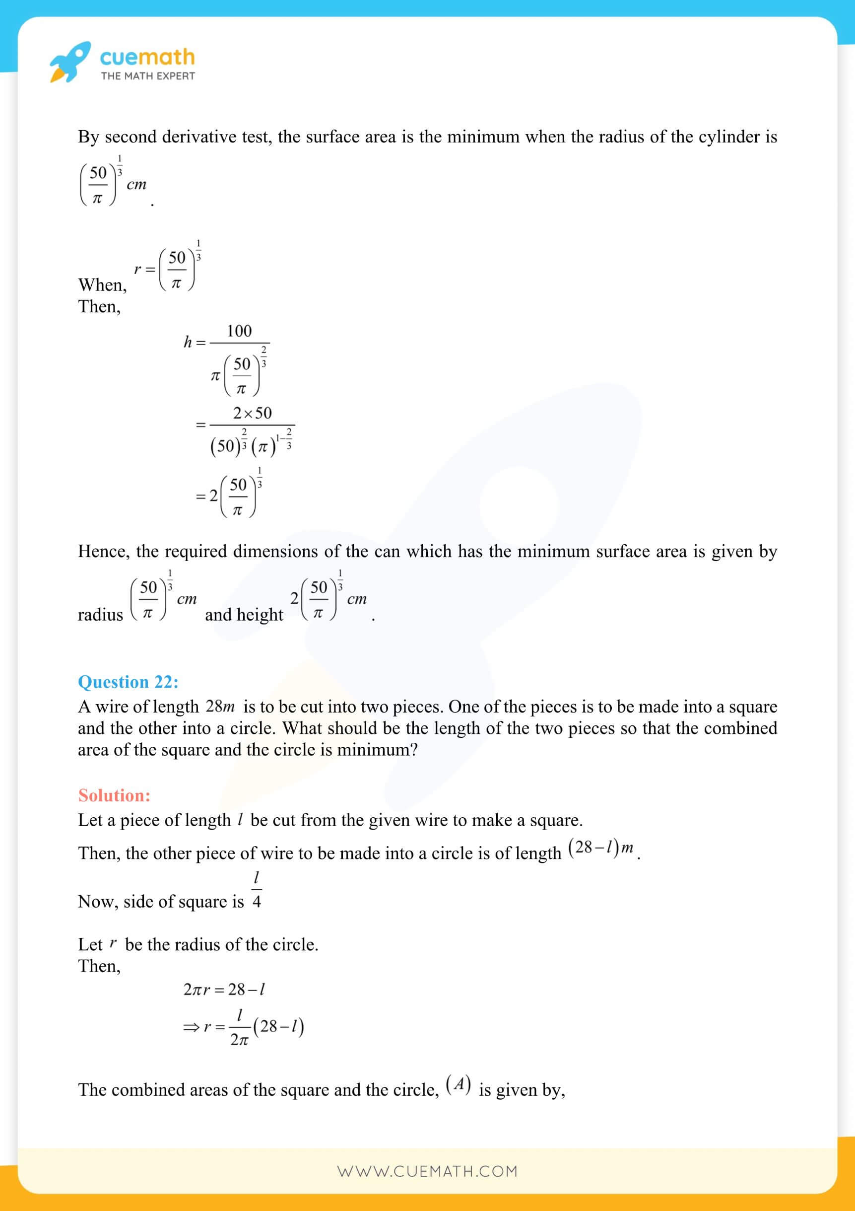 NCERT Solutions Class 12 Maths Chapter 6 Exercise 6.5 116