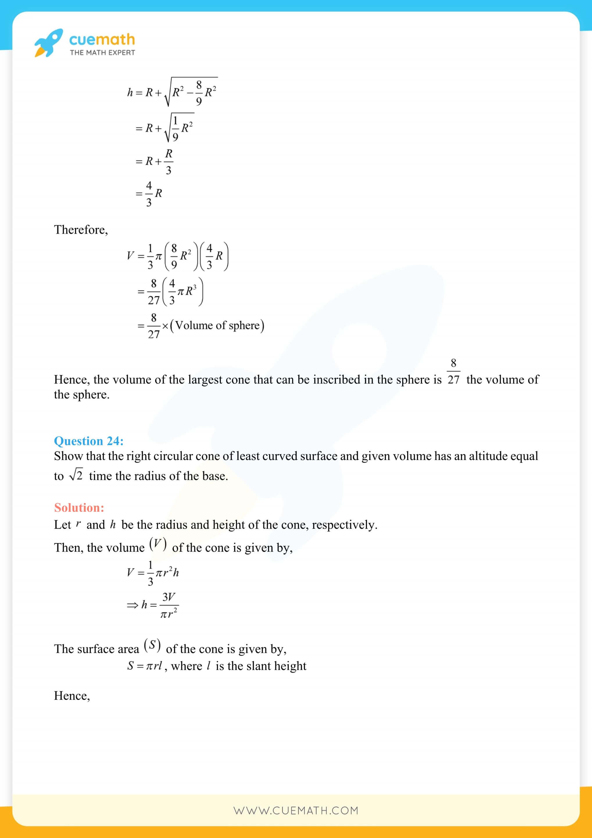NCERT Solutions Class 12 Maths Chapter 6 Exercise 6.5 120