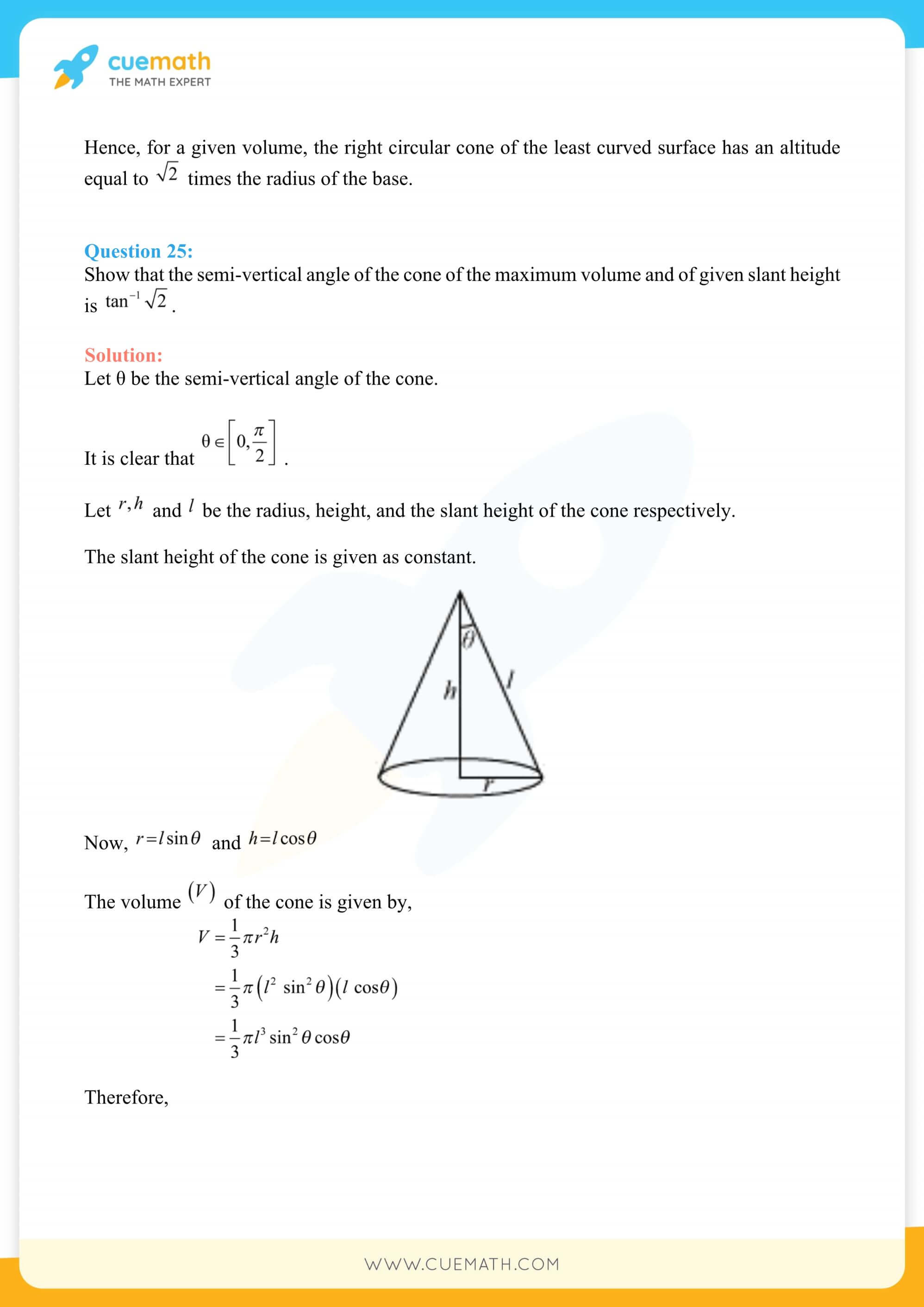 NCERT Solutions Class 12 Maths Chapter 6 Exercise 6.5 122