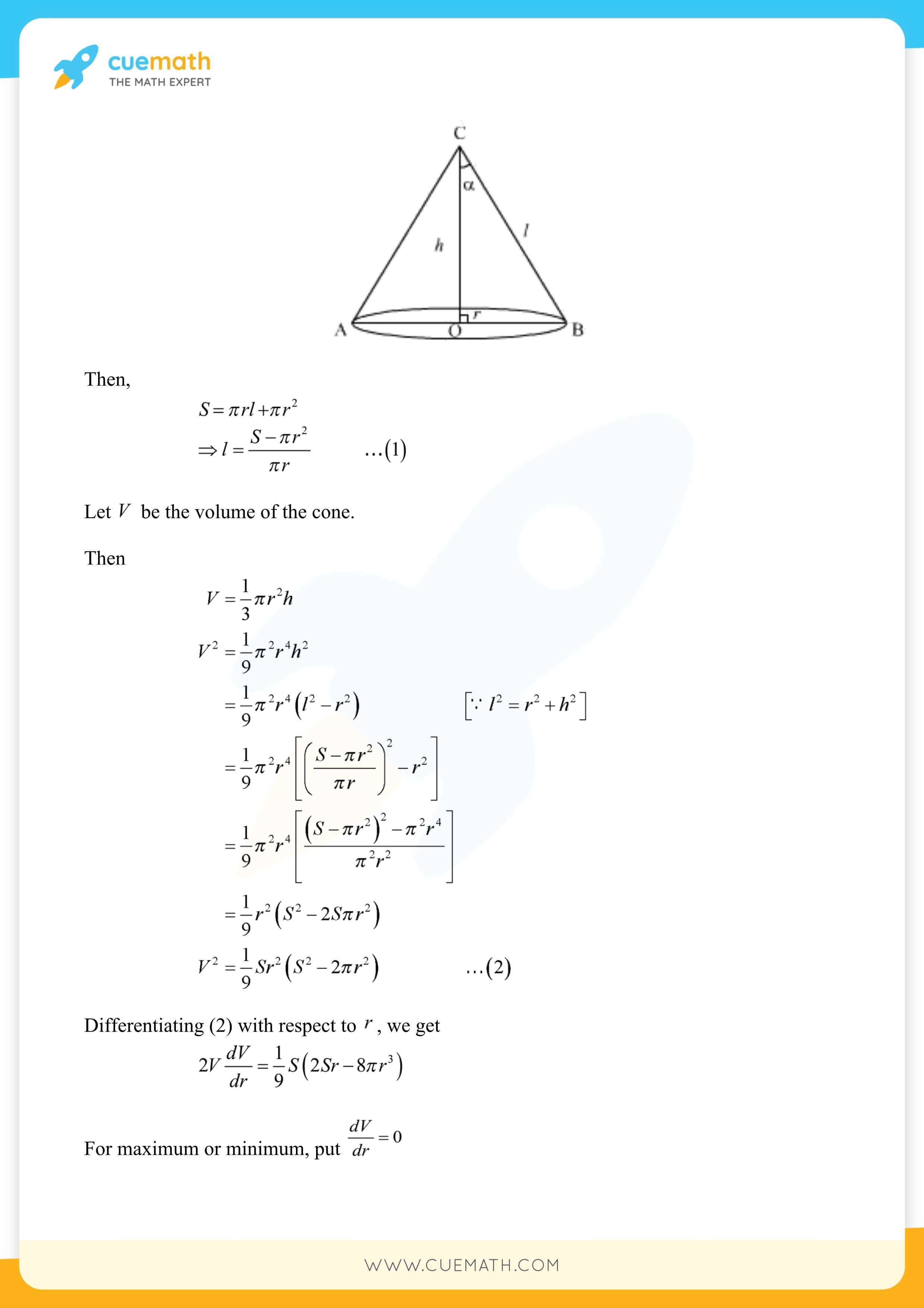 NCERT Solutions Class 12 Maths Chapter 6 Exercise 6.5 125