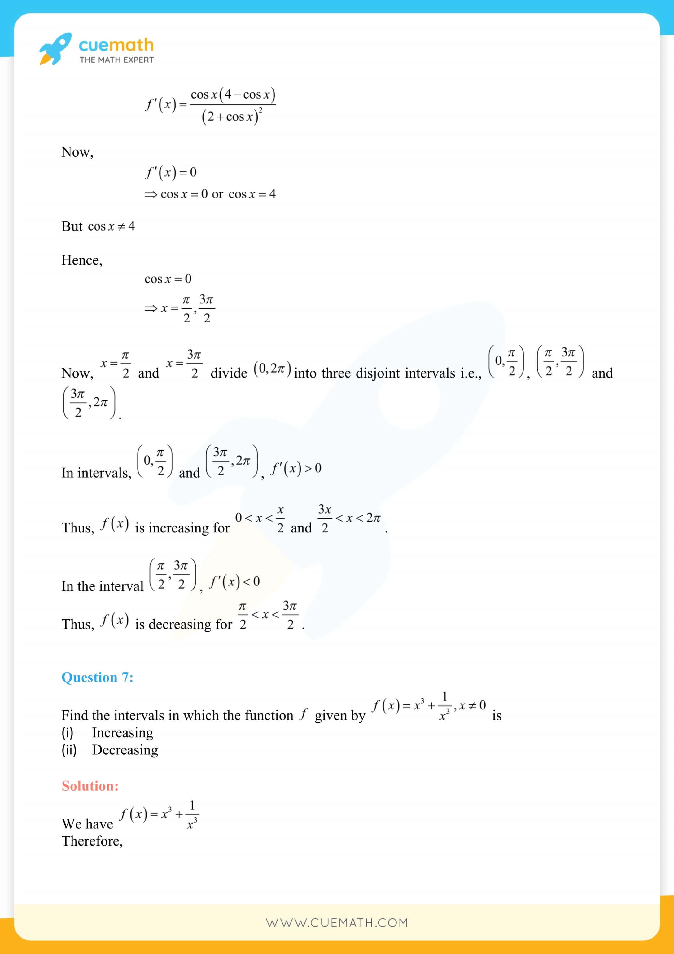NCERT Solutions Class 12 Maths Chapter 6 Miscellaneous Exercise Exercise 6.6 139
