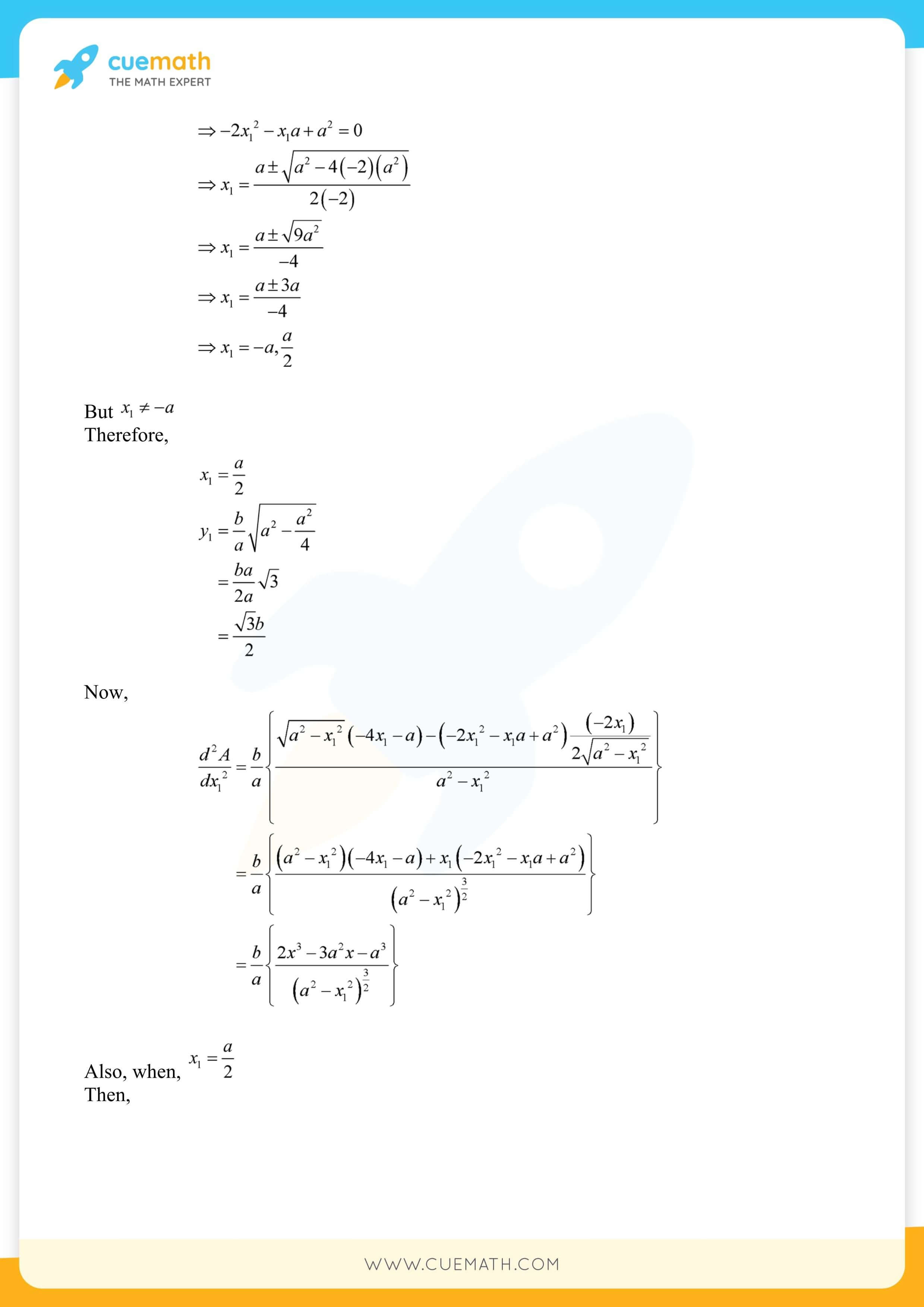 NCERT Solutions Class 12 Maths Chapter 6 Miscellaneous Exercise Exercise 6.6 142