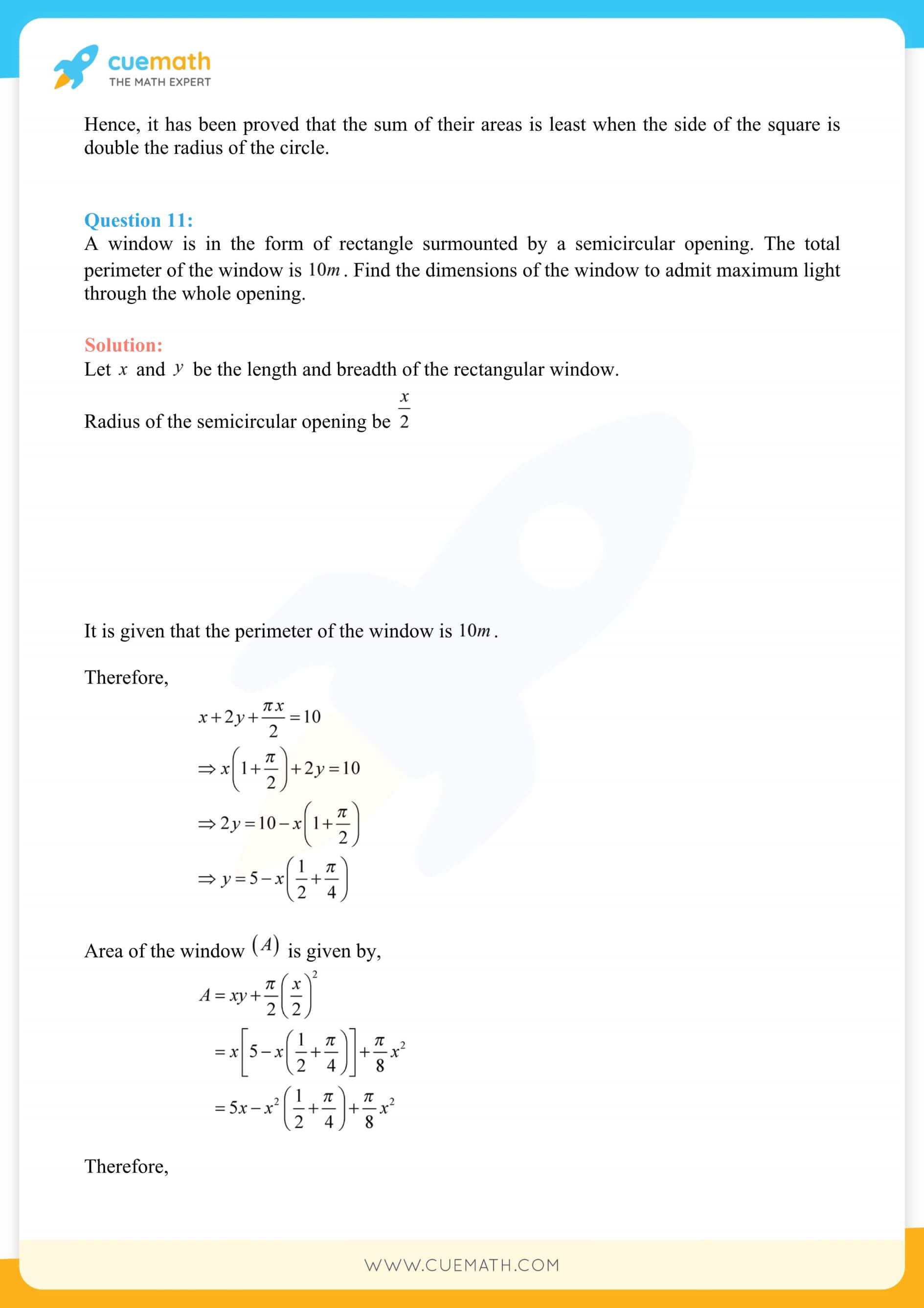 NCERT Solutions Class 12 Maths Chapter 6 Miscellaneous Exercise Exercise 6.6 147