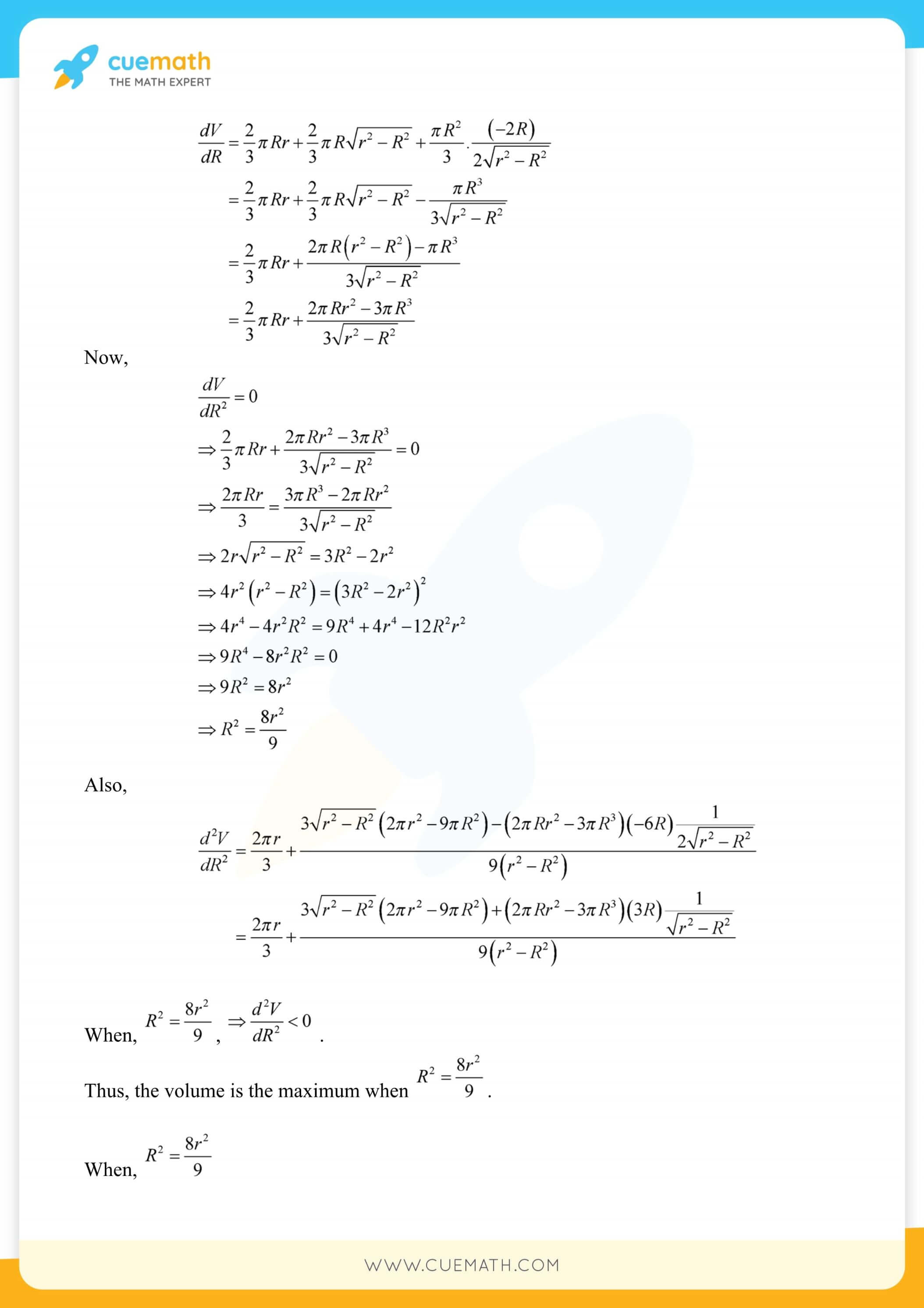 NCERT Solutions Class 12 Maths Chapter 6 Miscellaneous Exercise Exercise 6.6 154