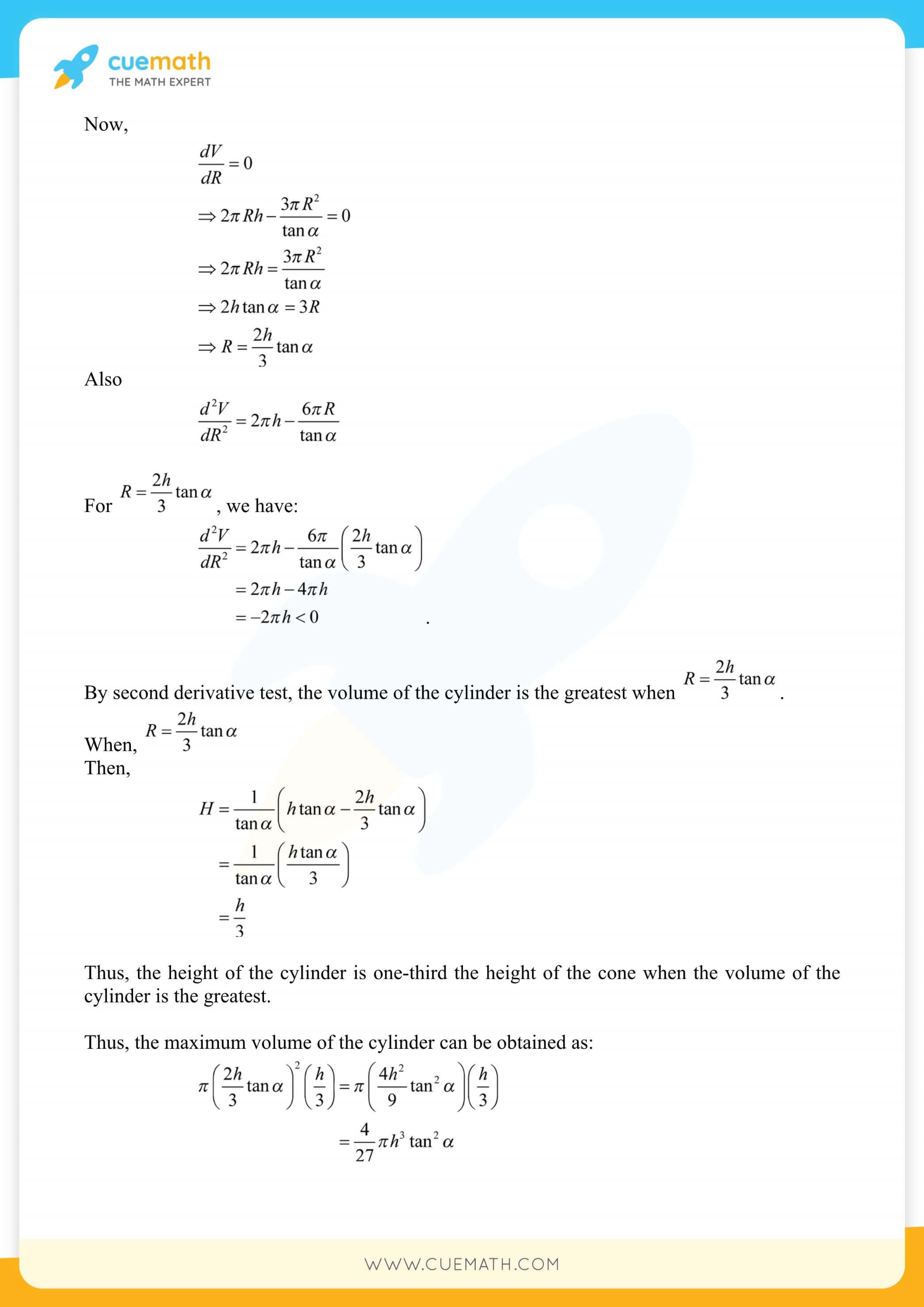 NCERT Solutions Class 12 Maths Chapter 6 Miscellaneous Exercise Exercise 6.6 160