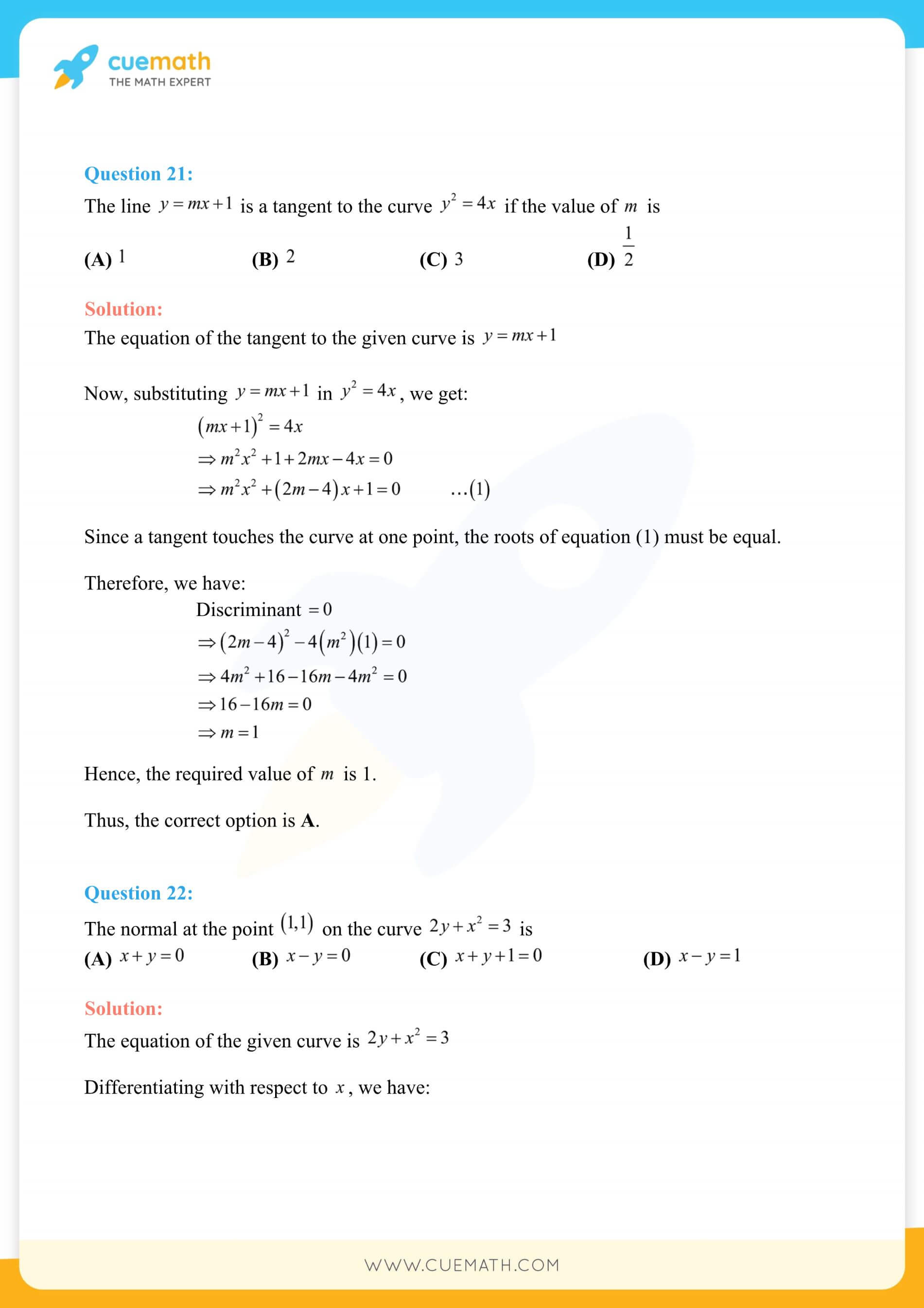 NCERT Solutions Class 12 Maths Chapter 6 Miscellaneous Exercise Exercise 6.6 163