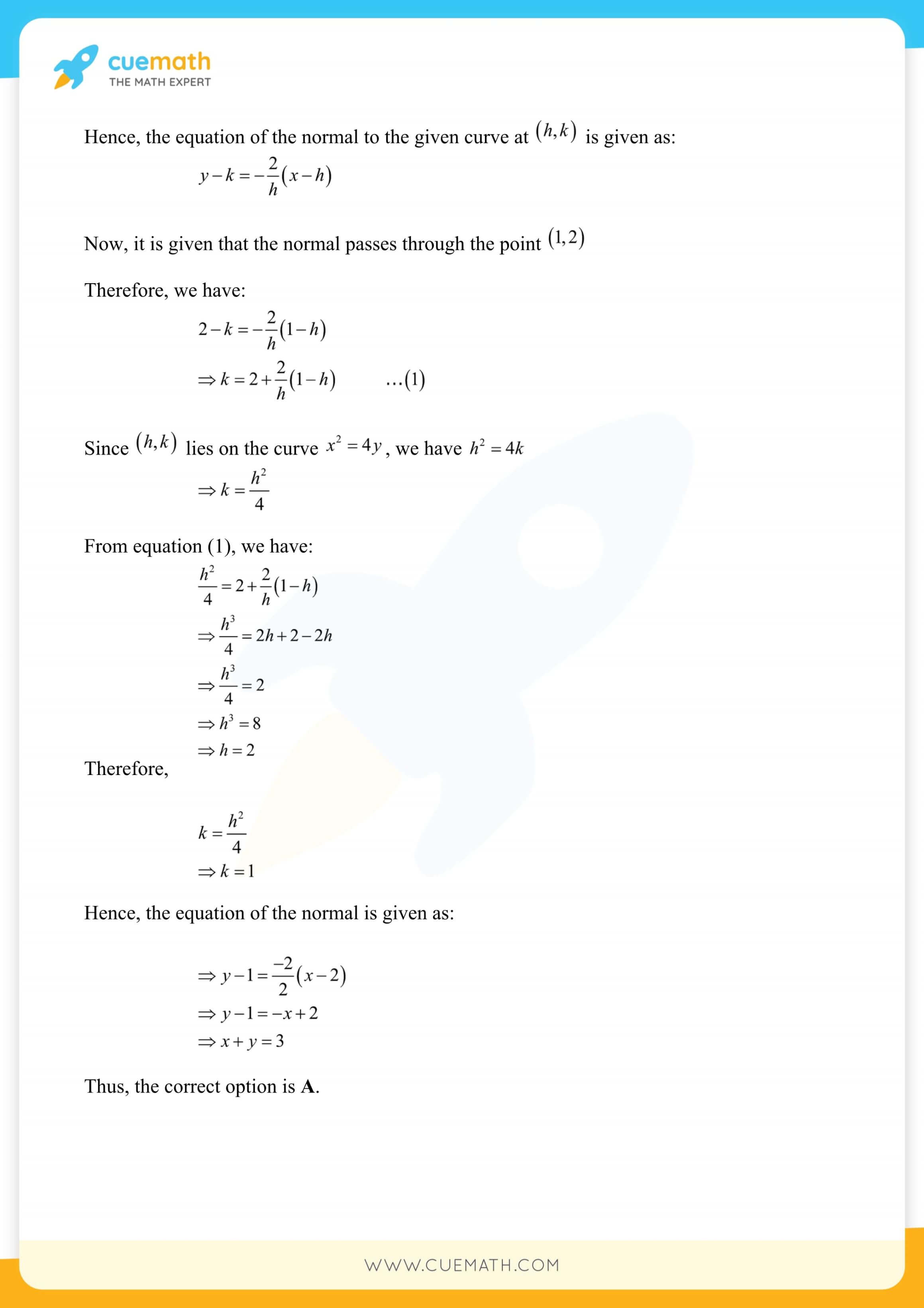 NCERT Solutions Class 12 Maths Chapter 6 Miscellaneous Exercise Exercise 6.6 165