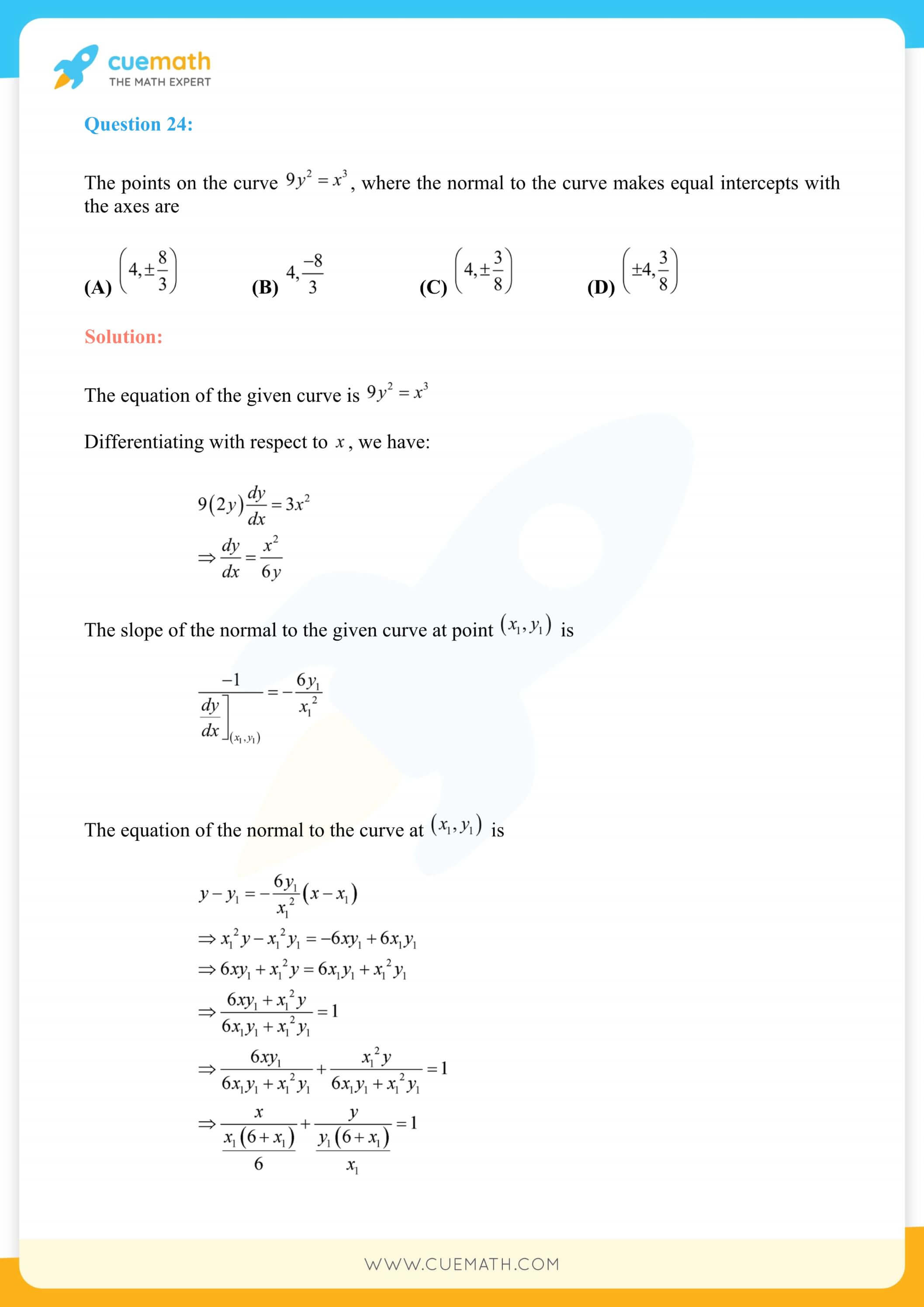 NCERT Solutions Class 12 Maths Chapter 6 Miscellaneous Exercise Exercise 6.6 166