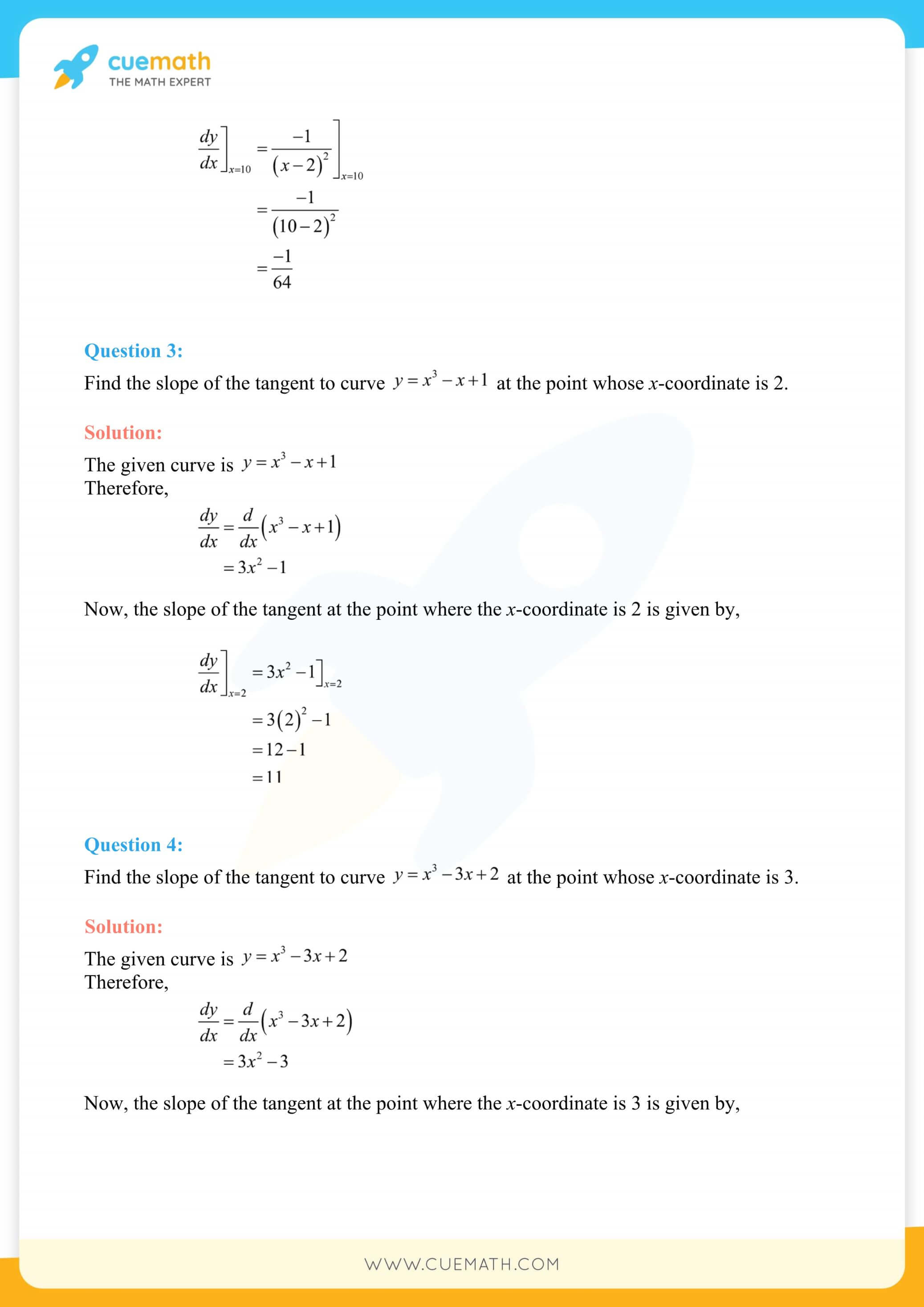 NCERT Solutions Class 12 Maths Chapter 6 Exercise 6.3 34