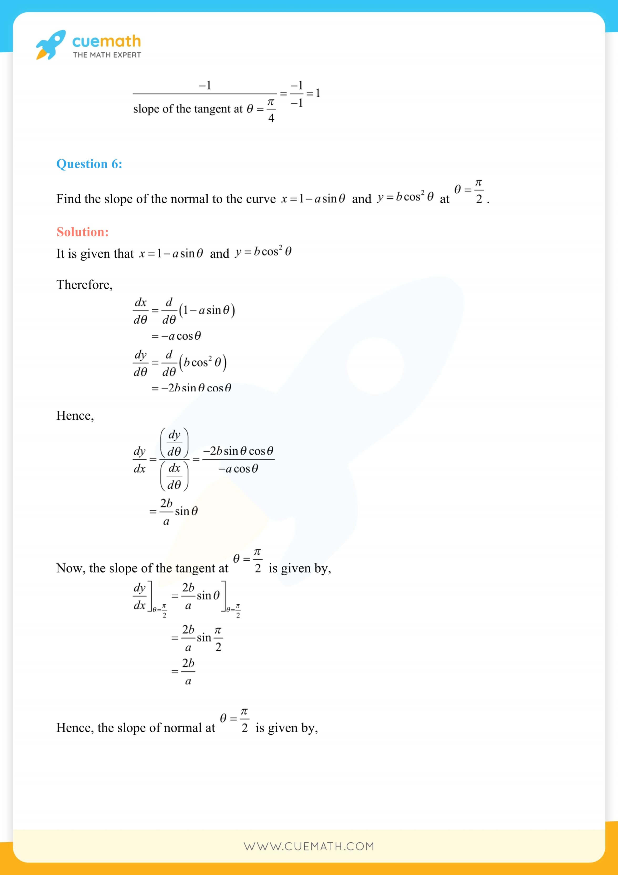 NCERT Solutions Class 12 Maths Chapter 6 Exercise 6.3 36