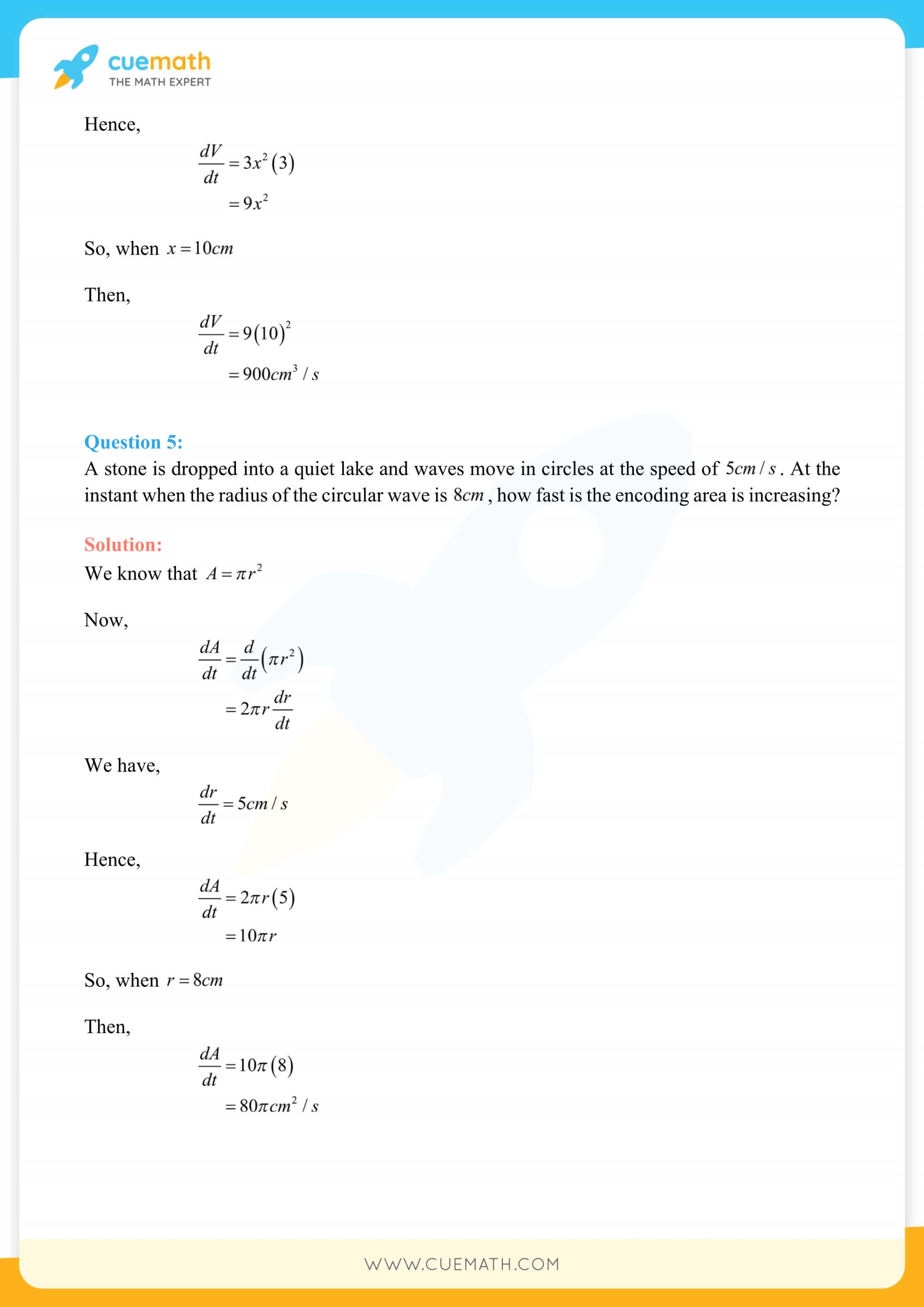 NCERT Solutions Class 12 Maths Chapter 6 Exercise 6.1 4