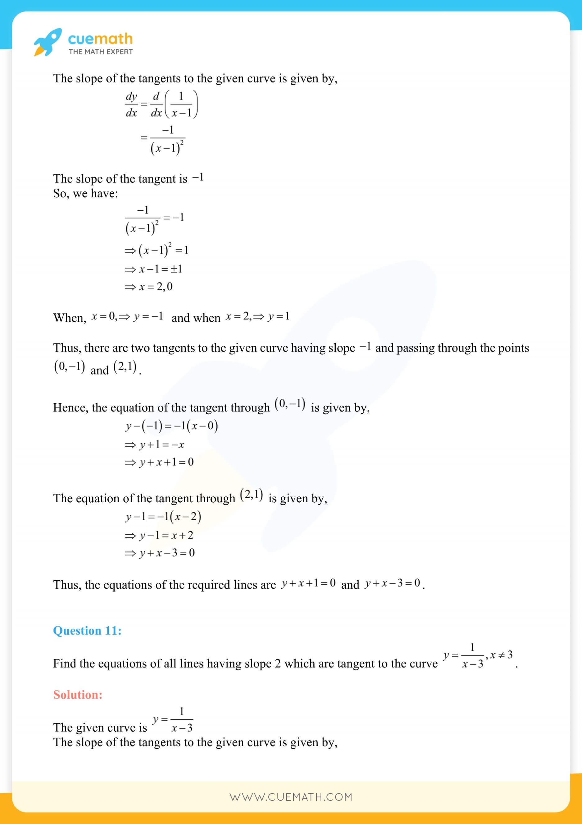NCERT Solutions Class 12 Maths Chapter 6 Exercise 6.3 40