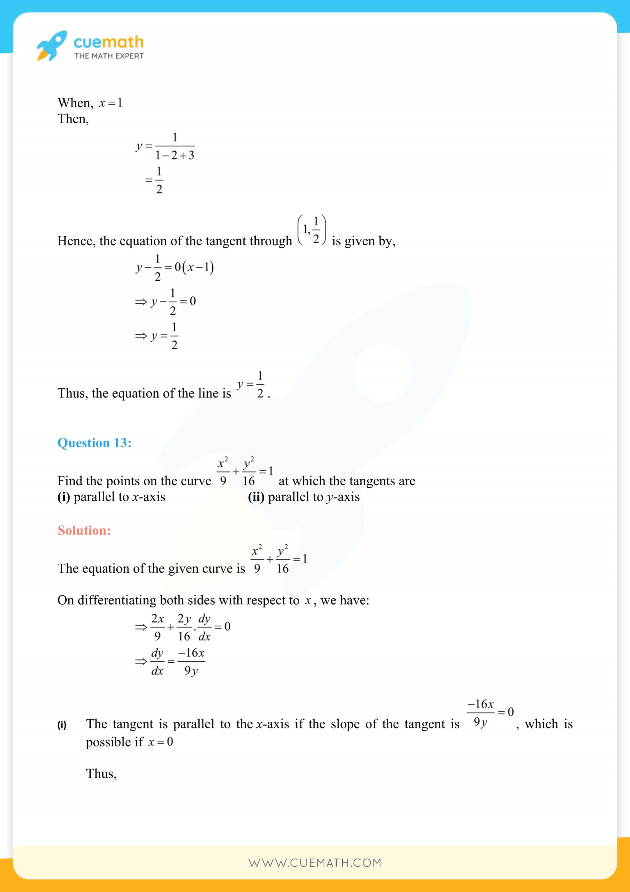 NCERT Solutions Class 12 Maths Chapter 6 Exercise 6.3 42