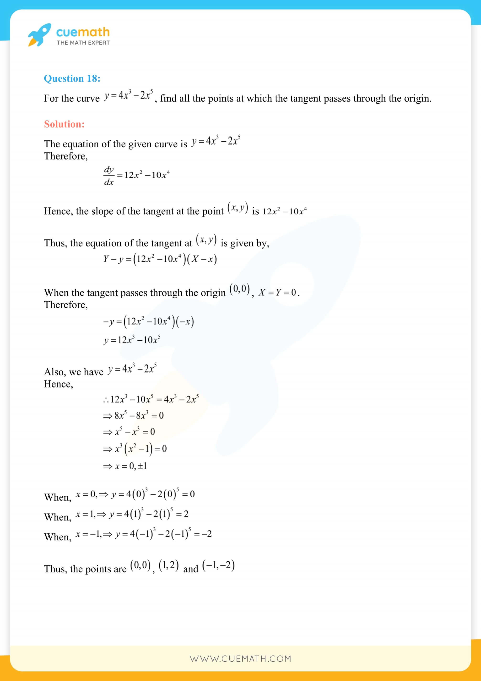 NCERT Solutions Class 12 Maths Chapter 6 Exercise 6.3 51