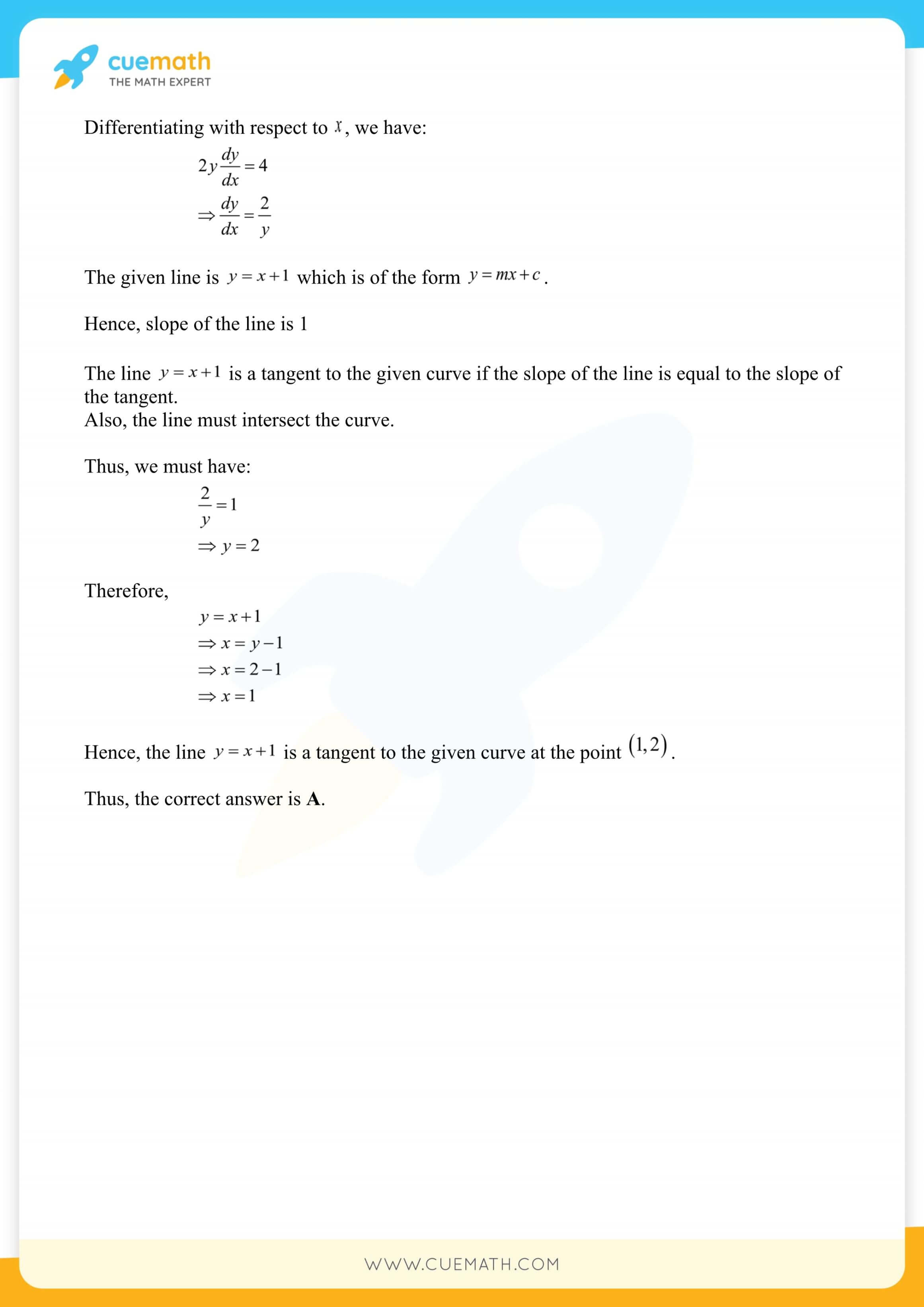 NCERT Solutions Class 12 Maths Chapter 6 Exercise 6.3 61