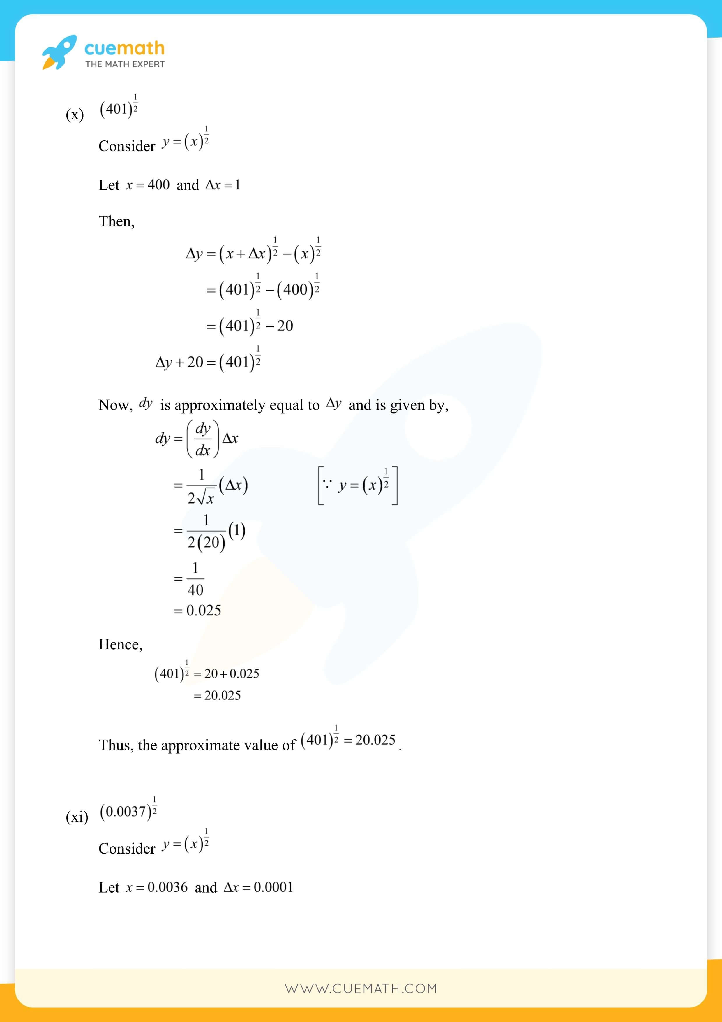NCERT Solutions Class 12 Maths Chapter 6 Exercise 6.4 70