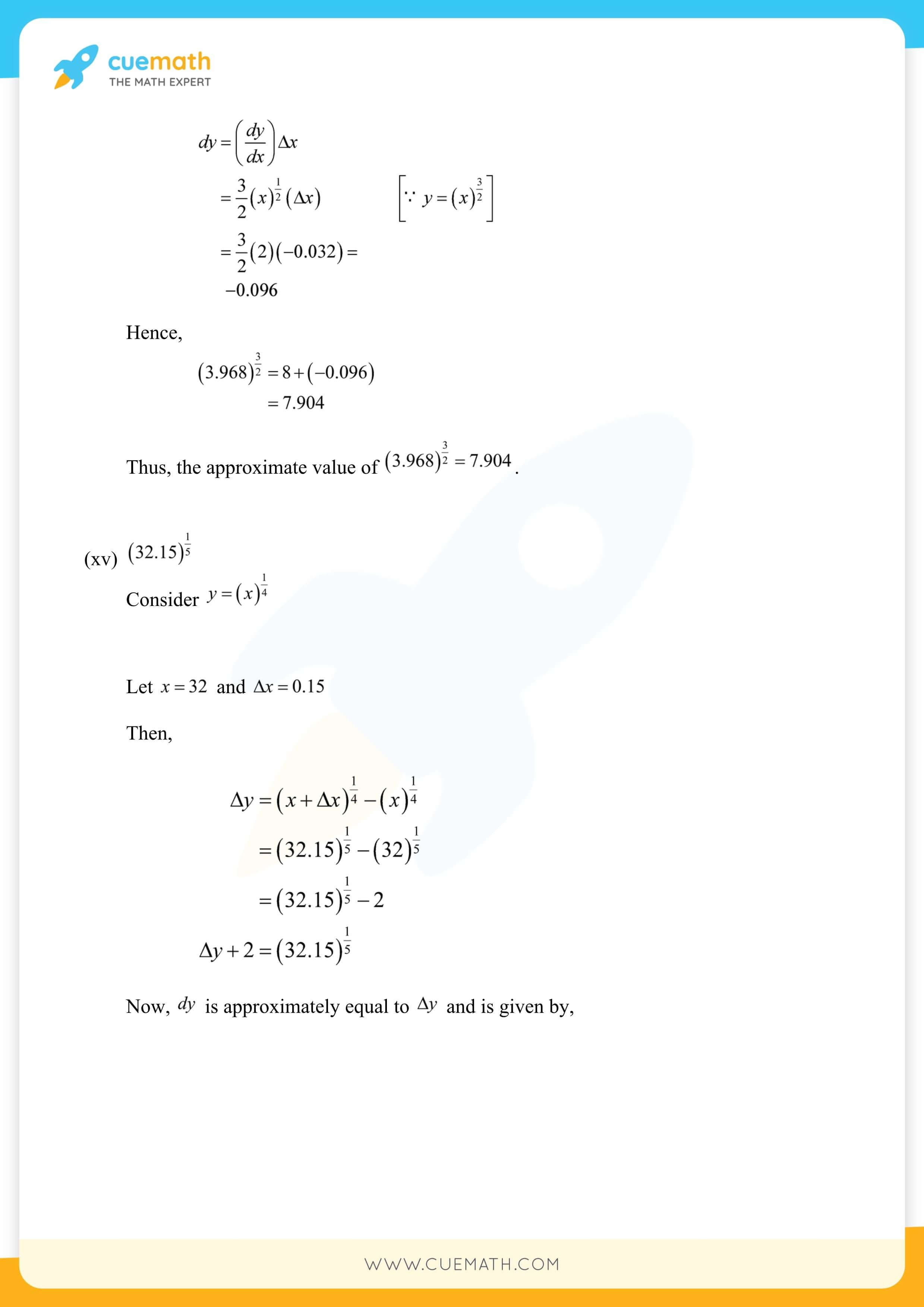 NCERT Solutions Class 12 Maths Chapter 6 Exercise 6.4 74