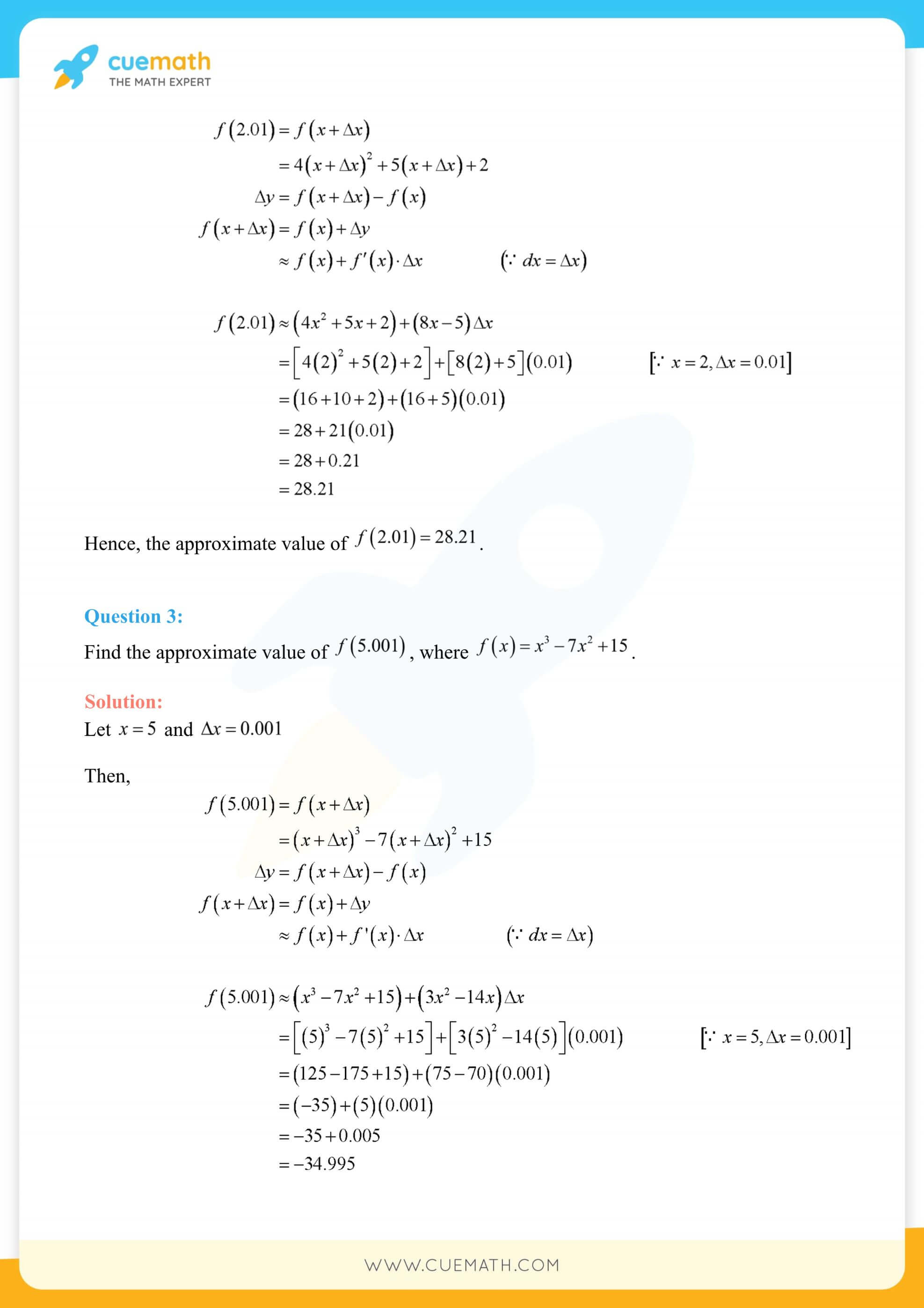 NCERT Solutions Class 12 Maths Chapter 6 Exercise 6.4 76