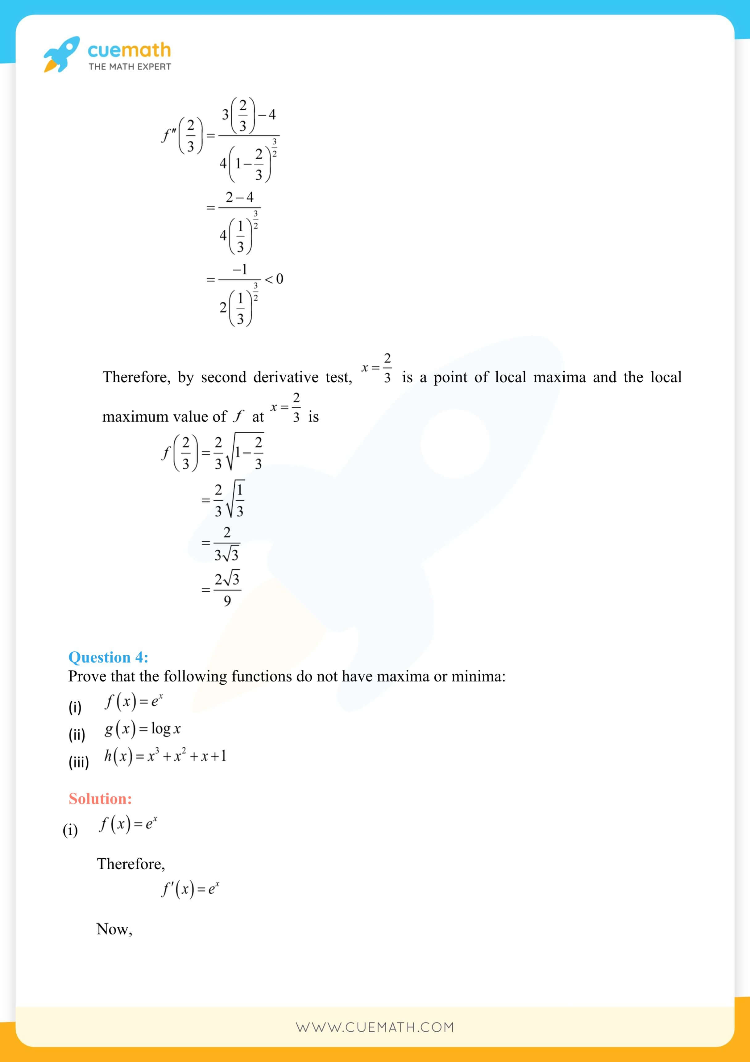 NCERT Solutions Class 12 Maths Chapter 6 Exercise 6.5 91