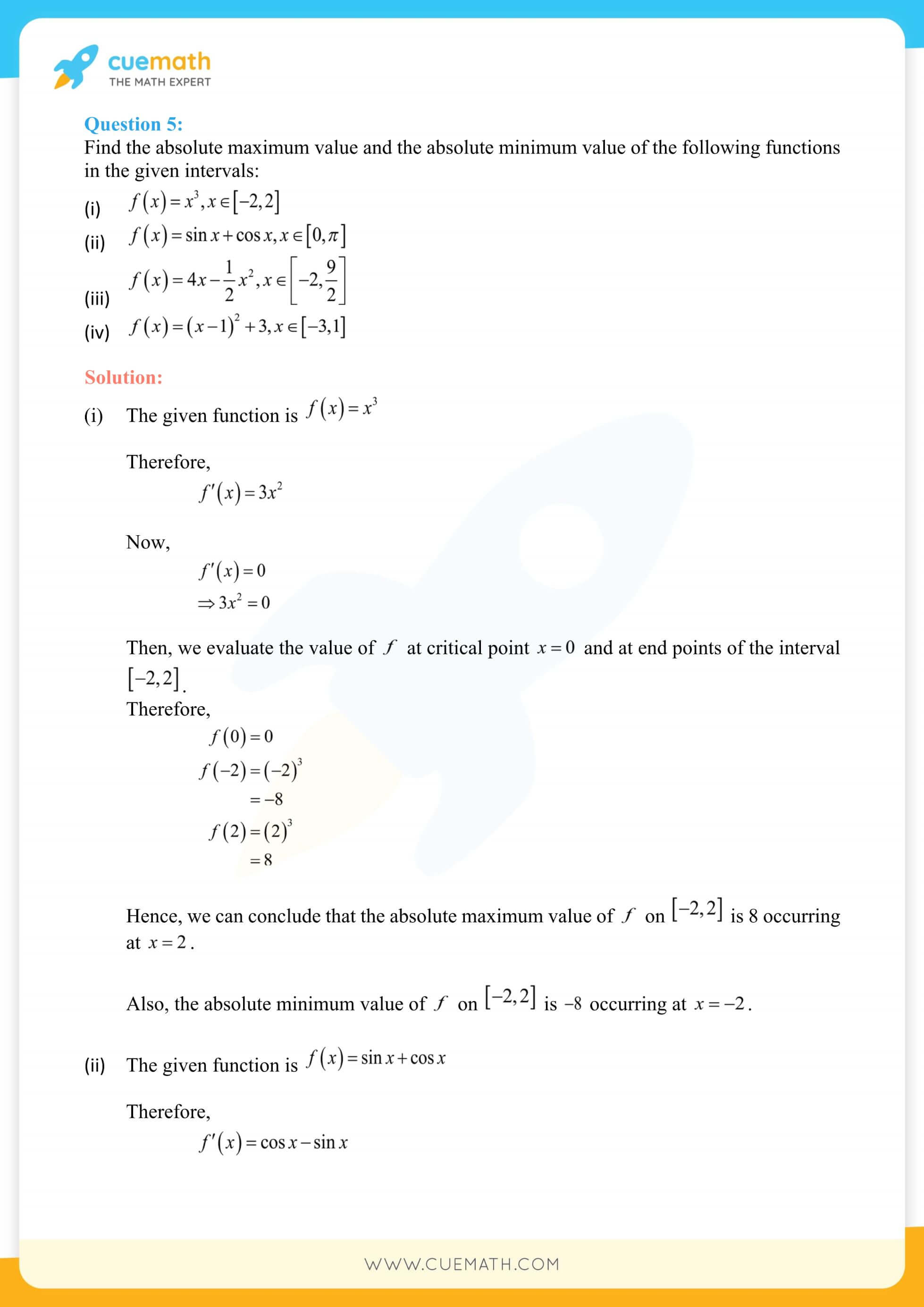 NCERT Solutions Class 12 Maths Chapter 6 Exercise 6.5 93