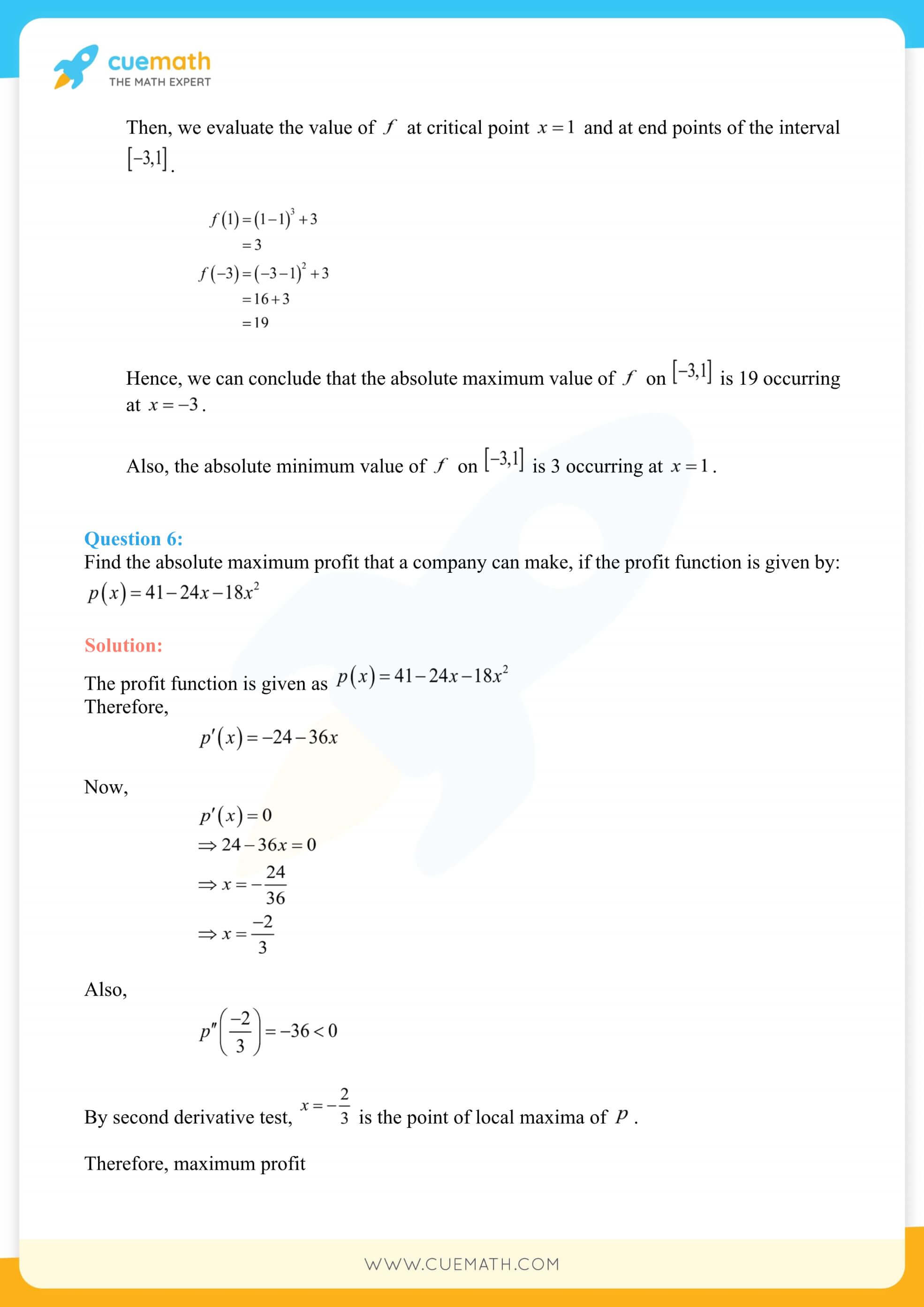 NCERT Solutions Class 12 Maths Chapter 6 Exercise 6.5 96